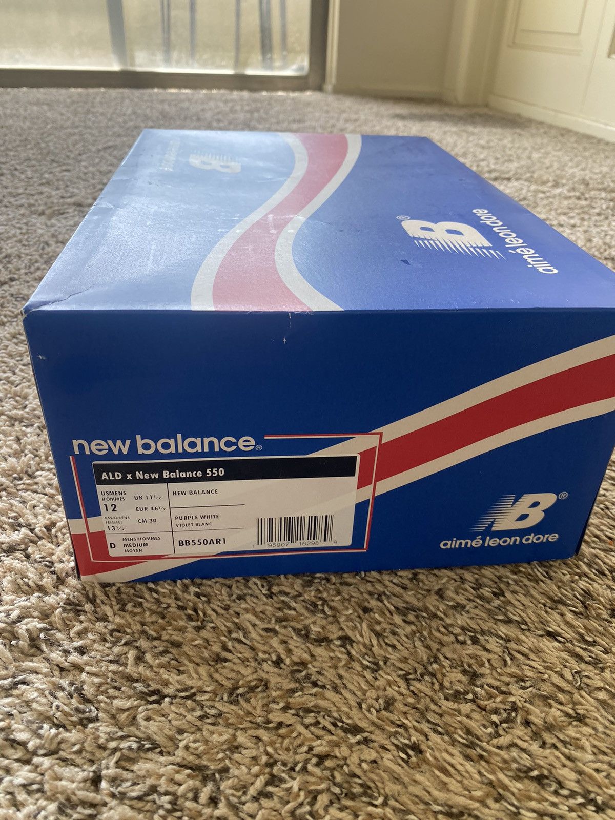 Aime Leon Dore × New Balance New Balance x Aime Leon Dore 550 Shoes Purple/white size 12 Size US 12 / EU 45 - 7 Thumbnail