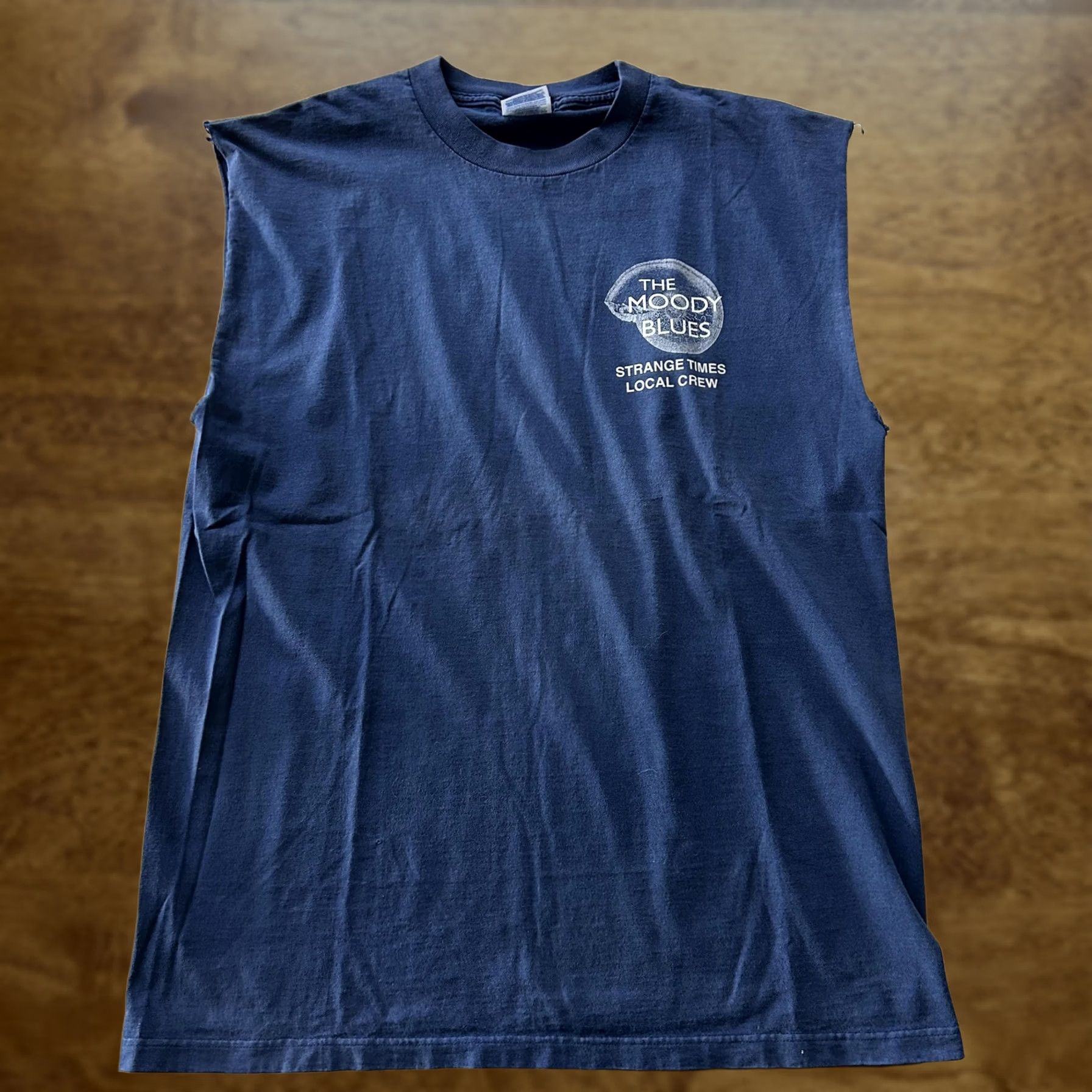 Vintage VINTAGE The Moody Blues Shirt Mens XL Strange Times Local Crew Sleeveless Tee Size US XL / EU 56 / 4 - 1 Thumbnail