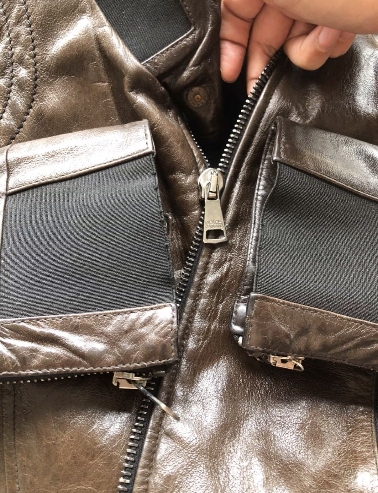 Dolce & Gabbana Dolce & Gabbana Mainline Leather Jacket J2 Size US M / EU 48-50 / 2 - 6 Thumbnail