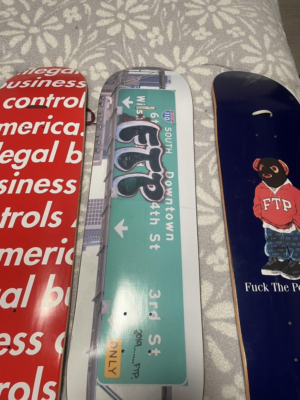Fuck The Population Ftp Freeway Deck Size ONE SIZE - 1 Thumbnail