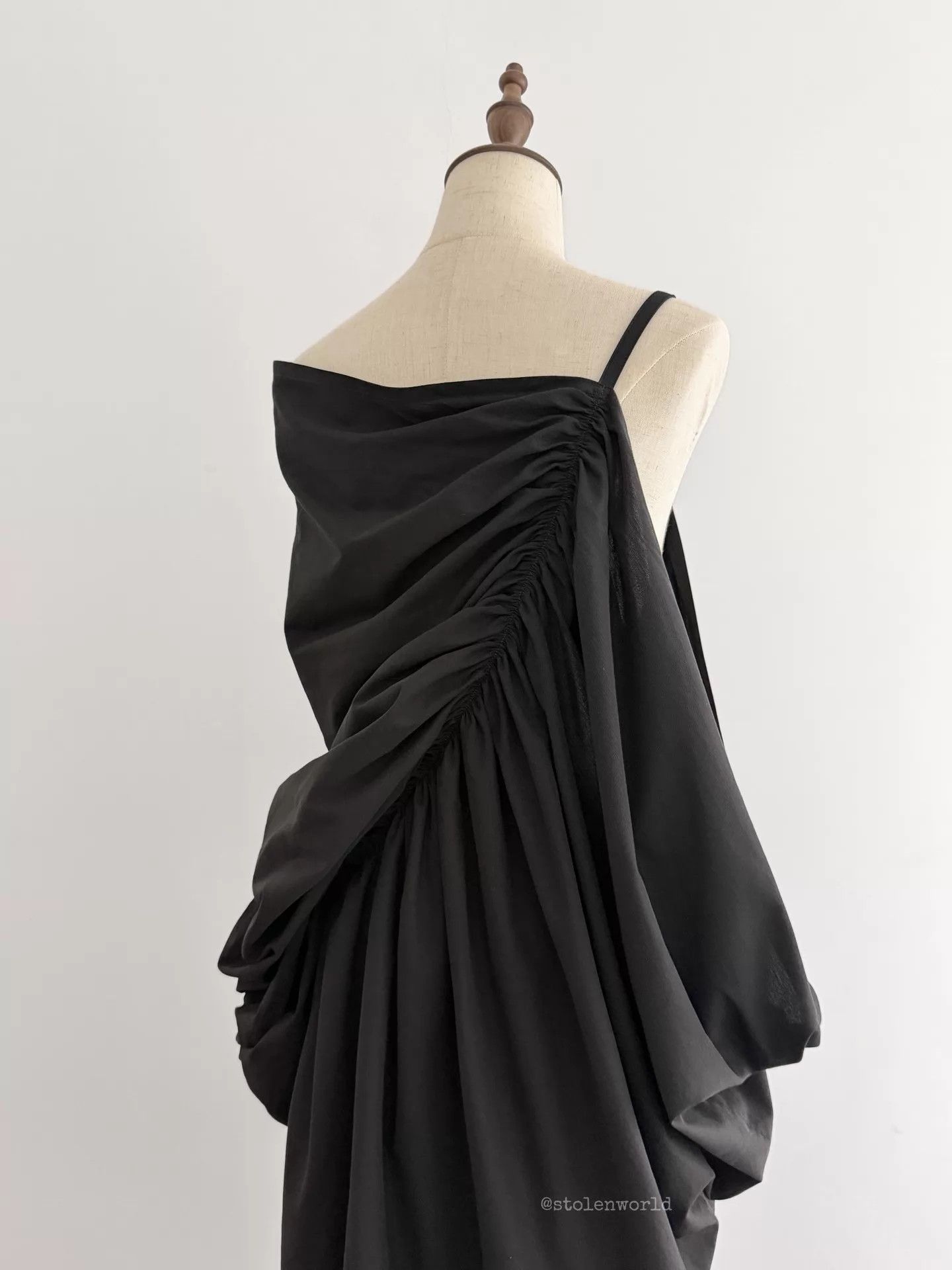 Limi Feu Limi feu Irregular Gathered Spaghetti Strap Dress Size S / US 4 / IT 40 - 5 Thumbnail
