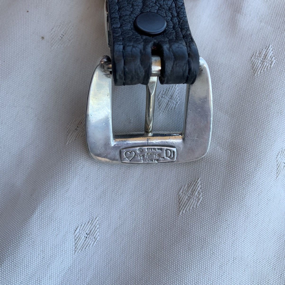 Designer Heartline Santa Fe Silver Belt Size 36 - 5 Thumbnail