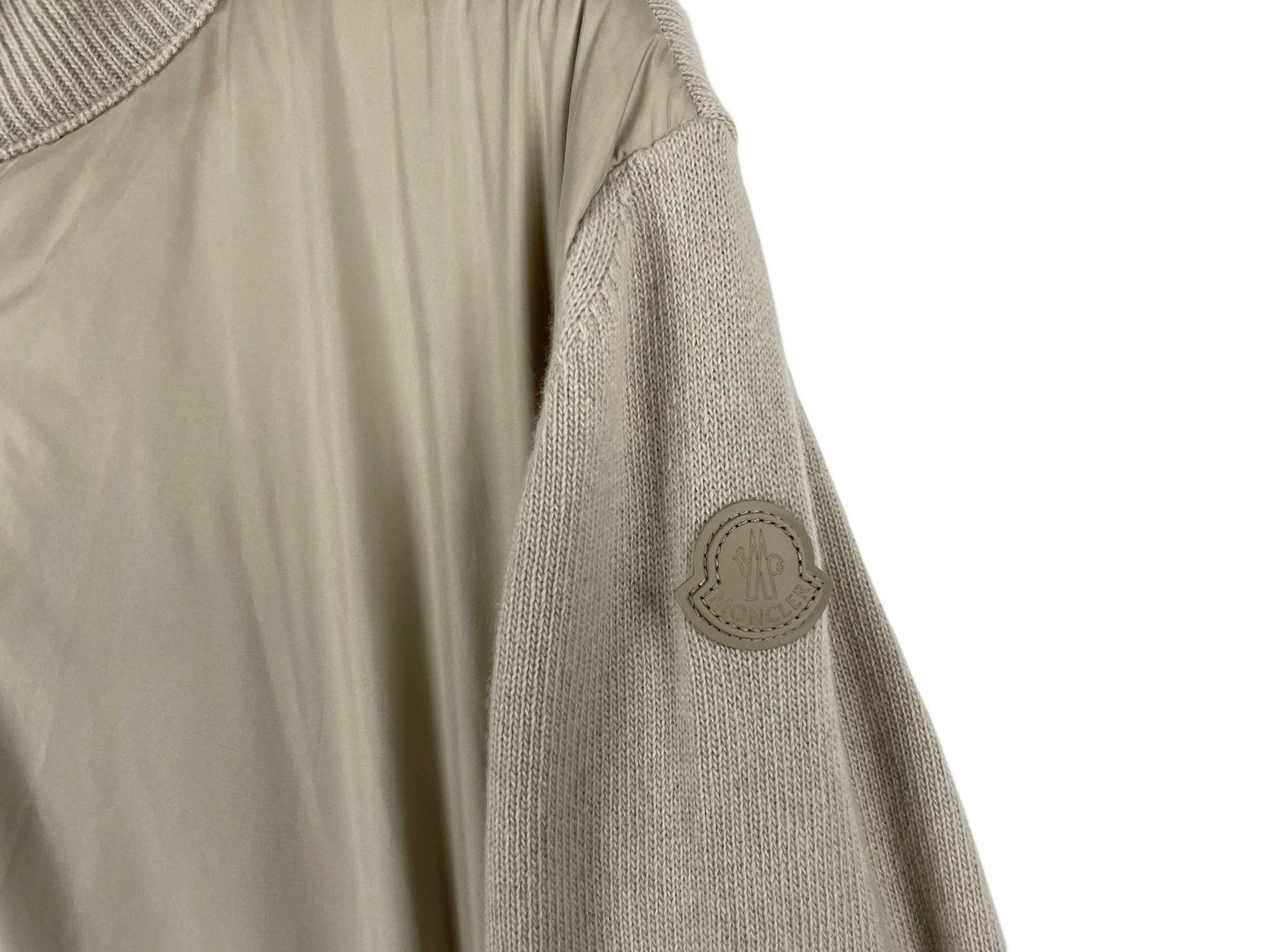 Moncler Moncler 25AW Cashmere & Knit Paneled Down Jacket Size US L / EU 52-54 / 3 - 5 Thumbnail