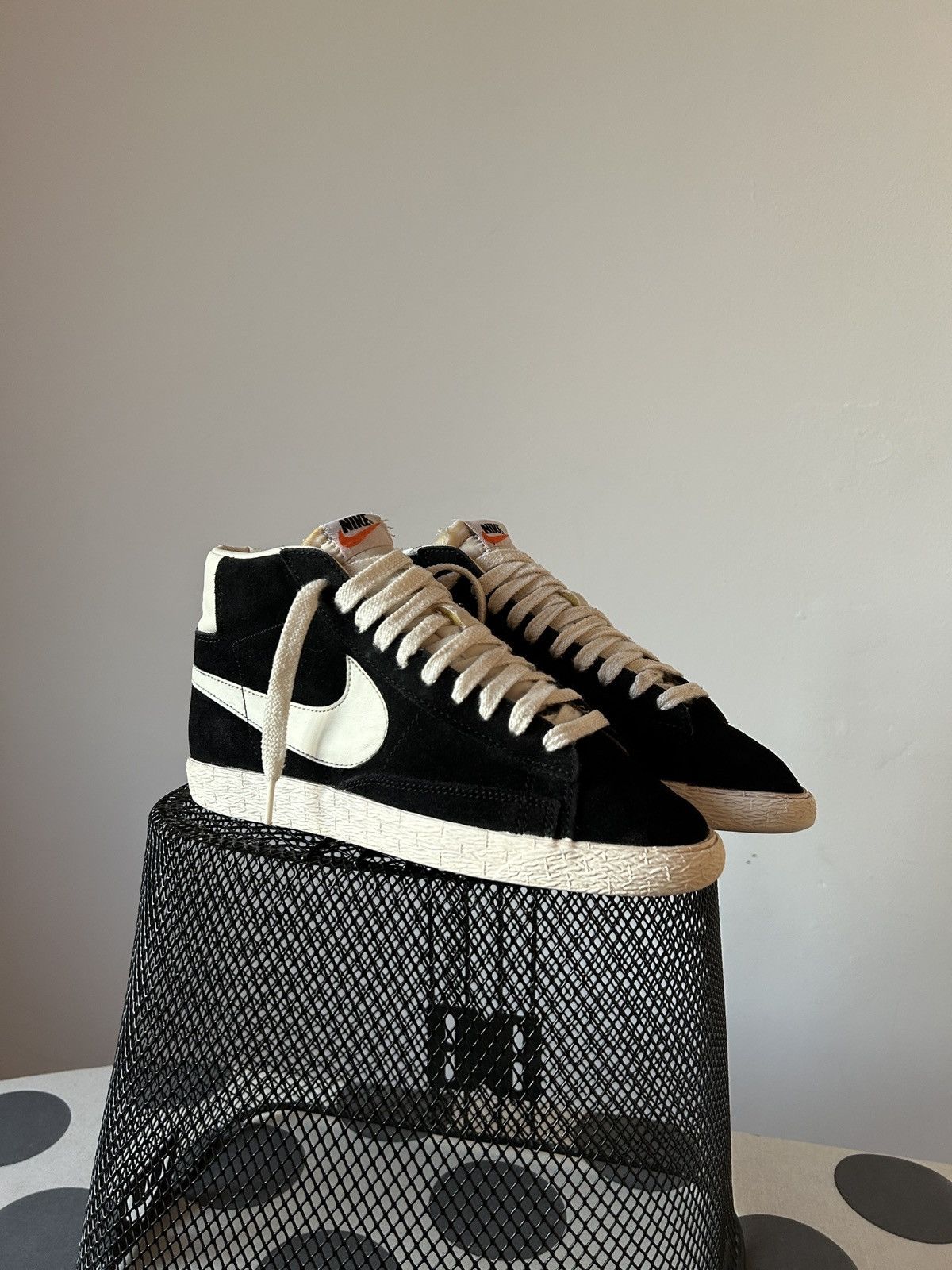 Nike × Vintage 🔥VINTAGE NIKE BLAZER HIGH BLACK 00s🔥 Size US 6 / IT 36 - 2 Thumbnail