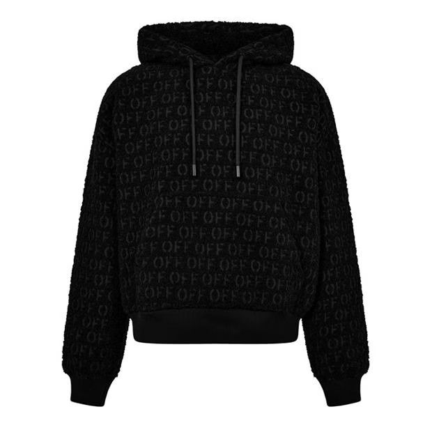 image of Off White O1G2R1Mq0424 Logo Hoodies In Black, Men's (Size Small)