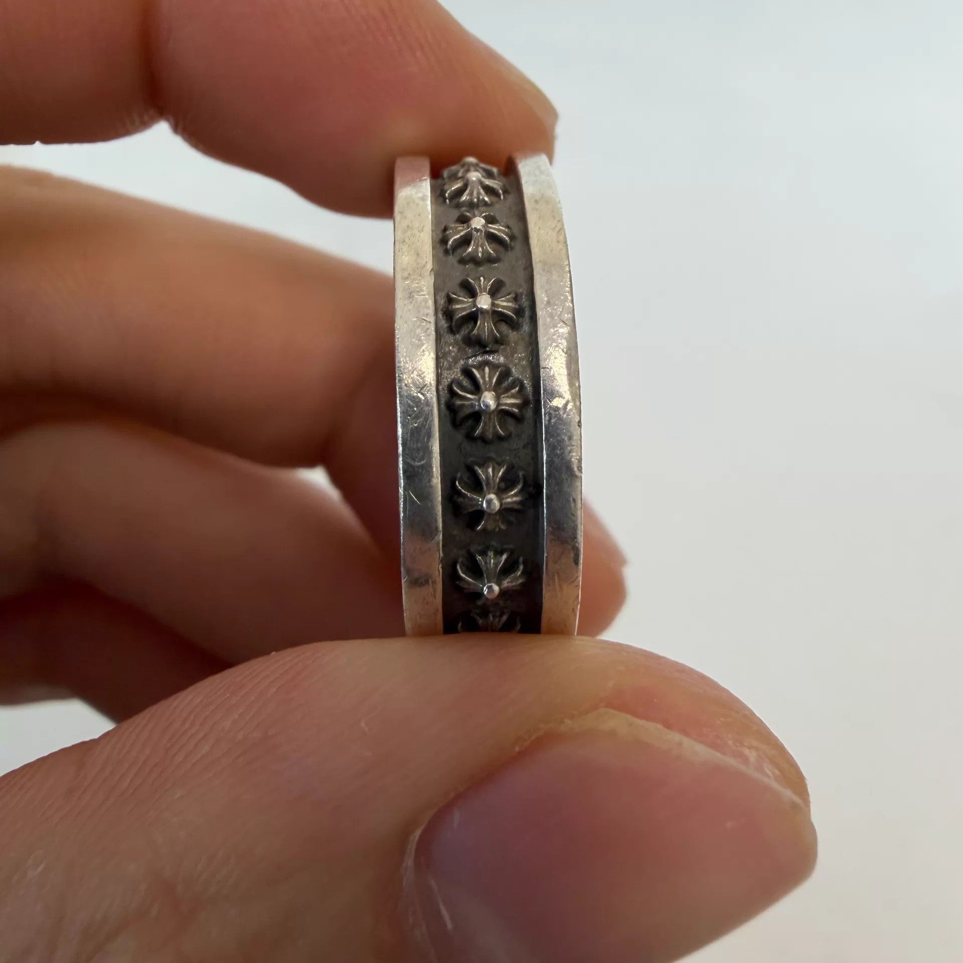 Chrome Hearts Chrome Hearts MiniPlus Cross 925 US12 Ring Minor Scuffs Size ONE SIZE - 7 Thumbnail