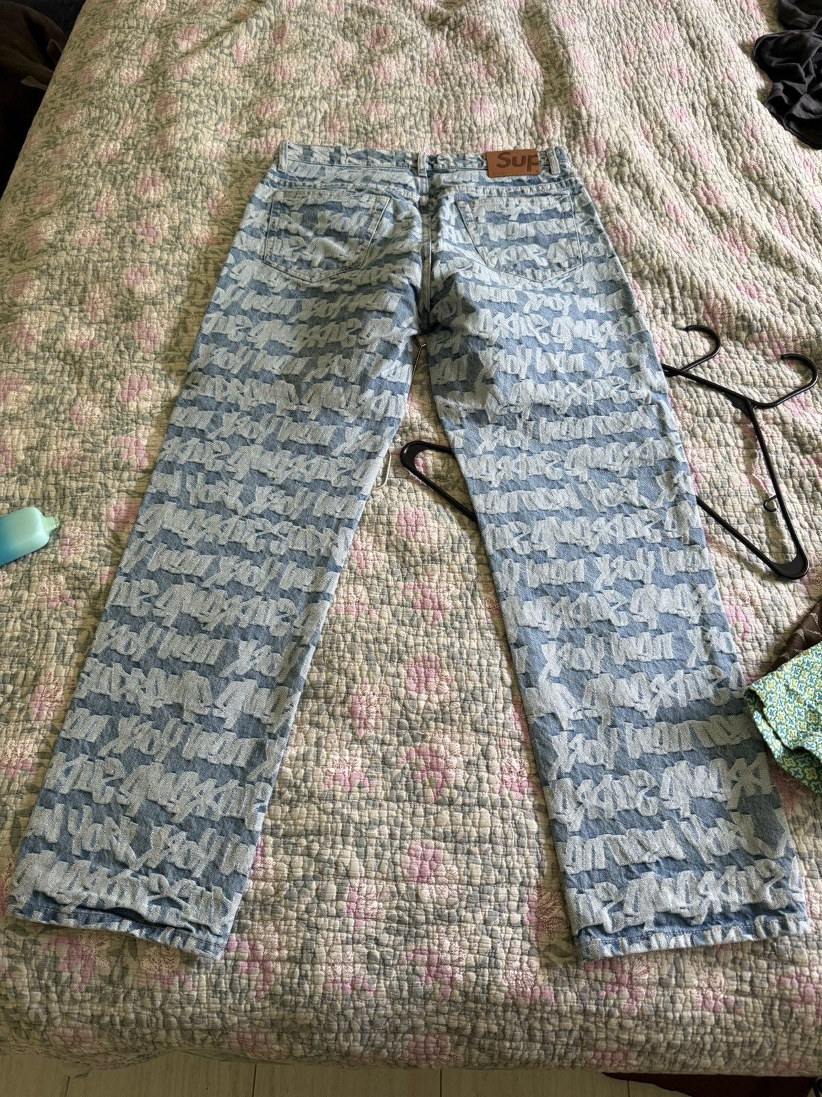 Supreme Supreme Fat Tip Jacquard Regular Jean Size US 32 / EU 48 - 2 Thumbnail