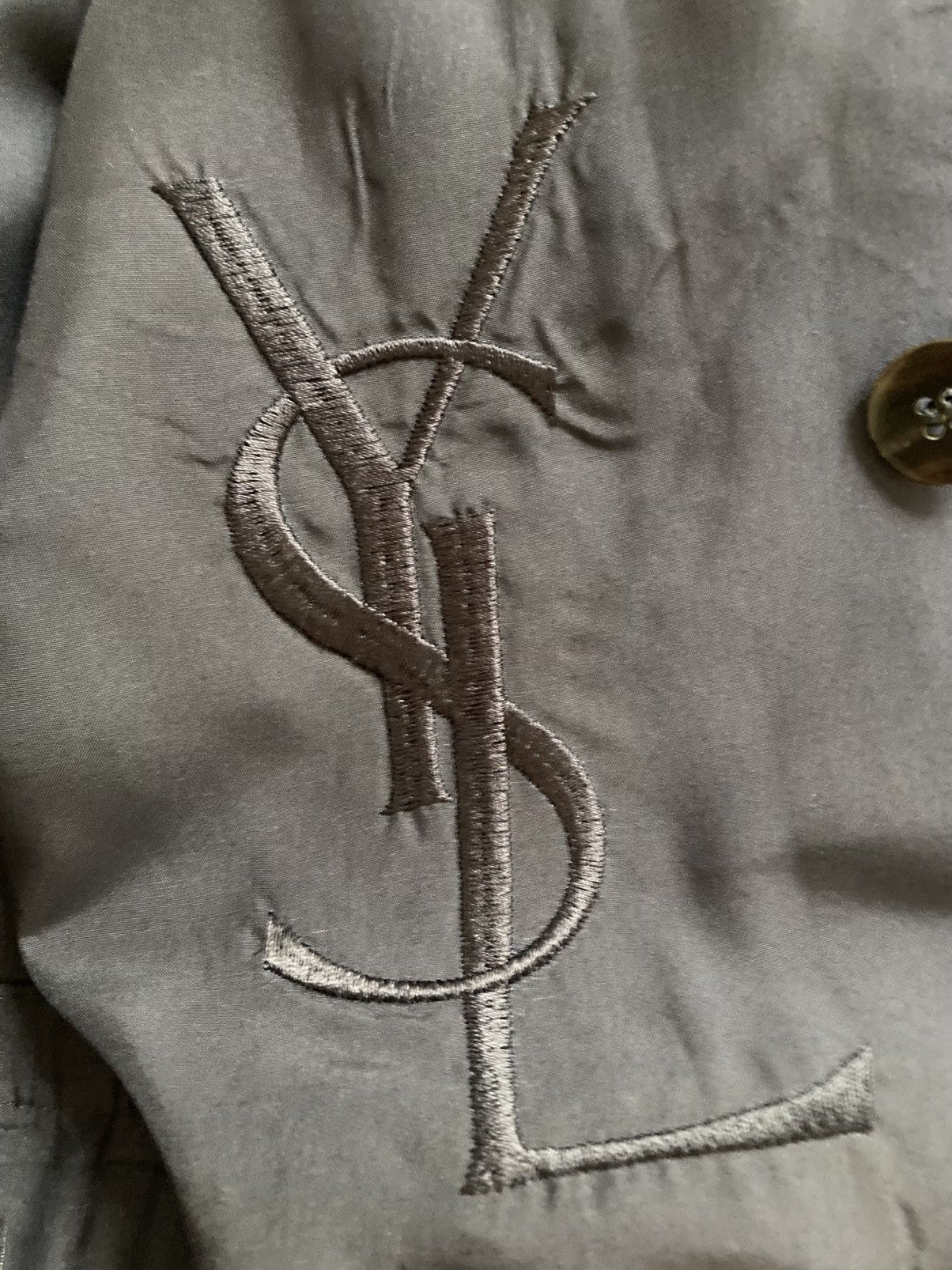 Saint Laurent Paris Runway DB Silk Jacket 48 Size 38R - 11 Thumbnail