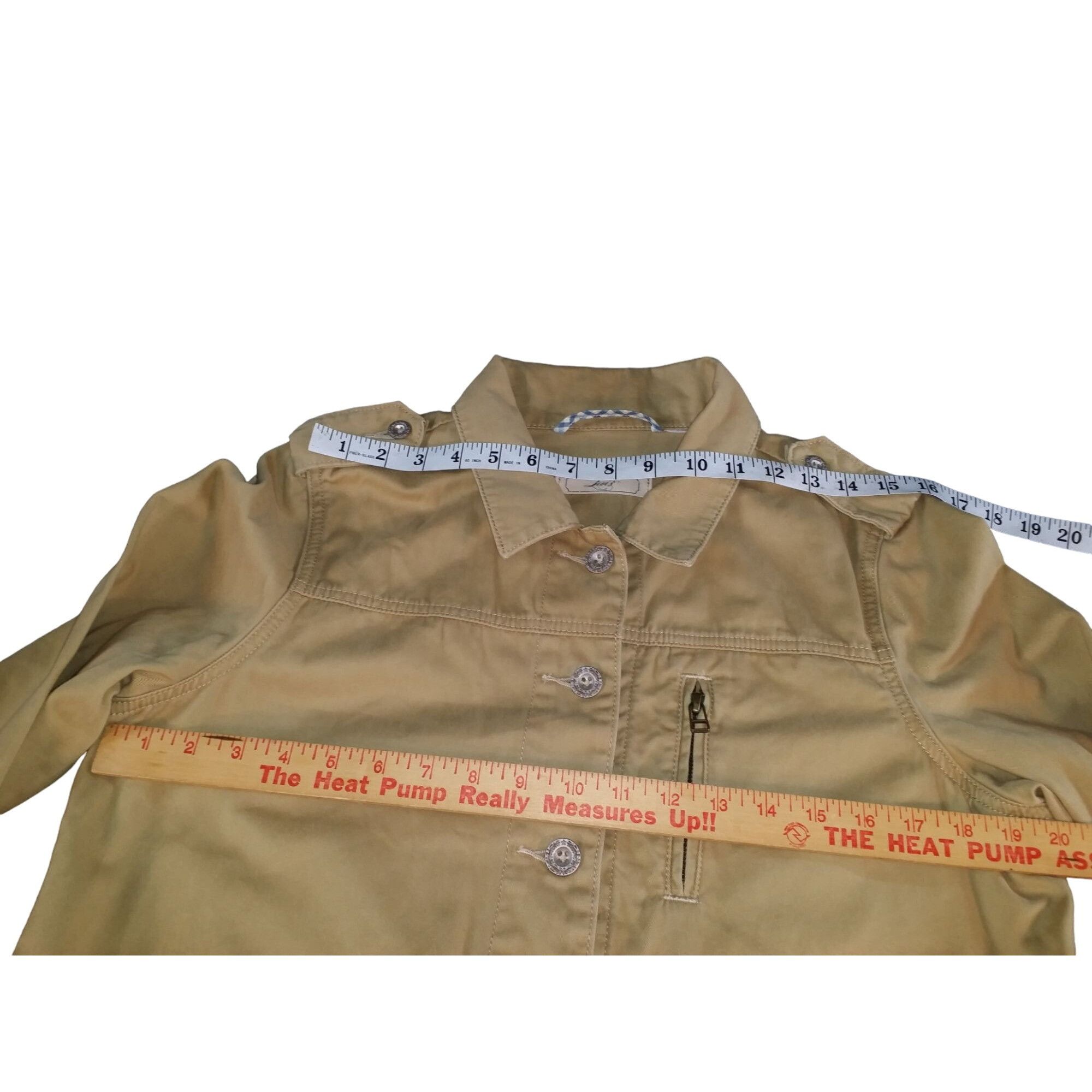 Levi's Levis Military Jacket Women Sz M Tan Utility Casual Outdoors Size M / US 6-8 / IT 42-44 - 4 Thumbnail