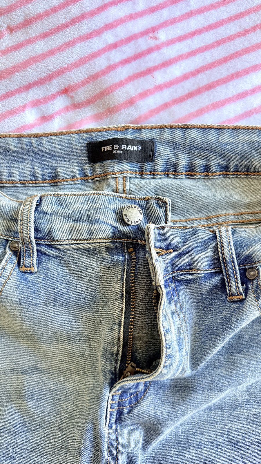Jean Fire & Rain Slim Bootcut Denim Jeans Size 33" - 4 Thumbnail