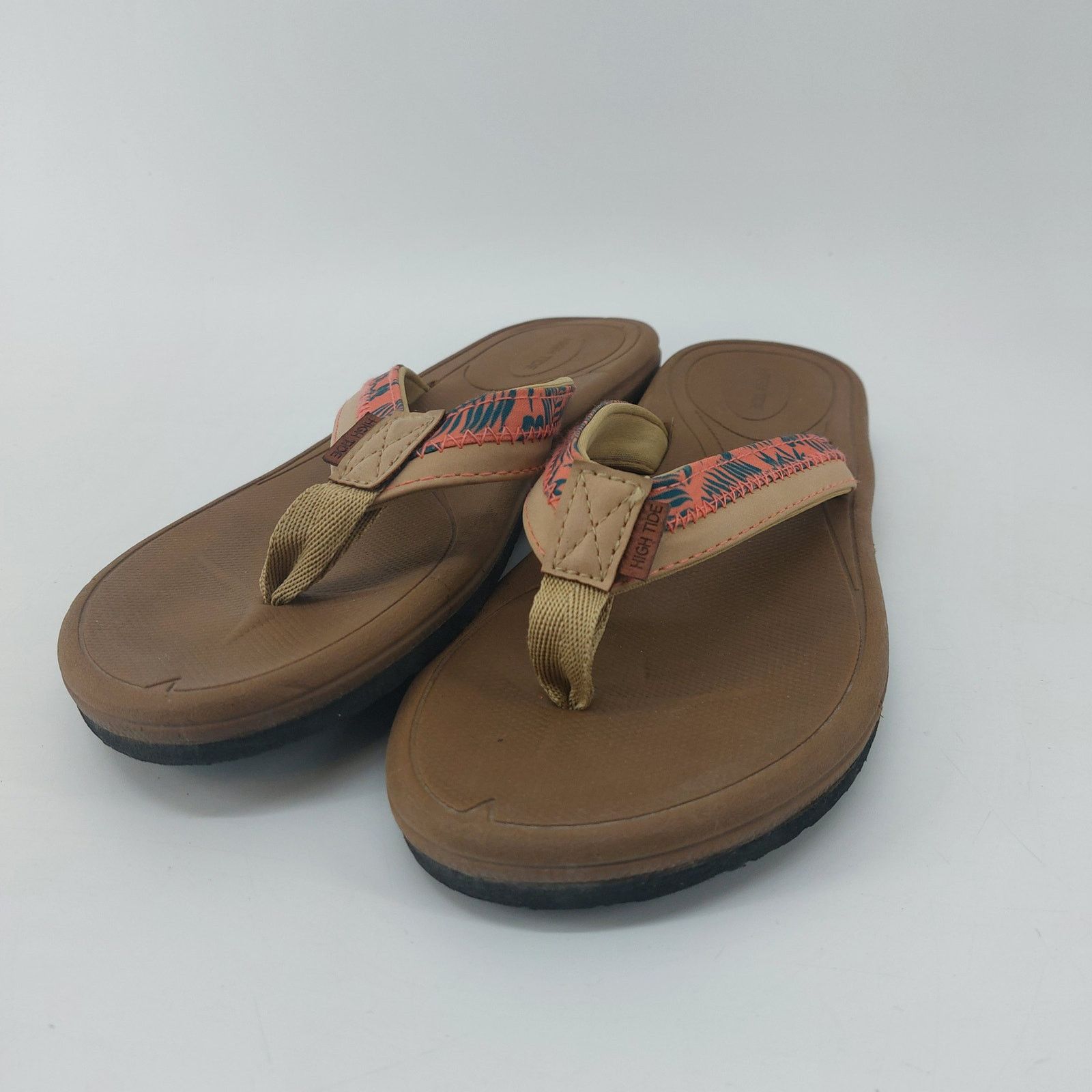 Other Hi Tide Flip Flop Sandals XH-0521-10 Coral Green Size 10 Size US 10 / IT 40 - 9 Thumbnail