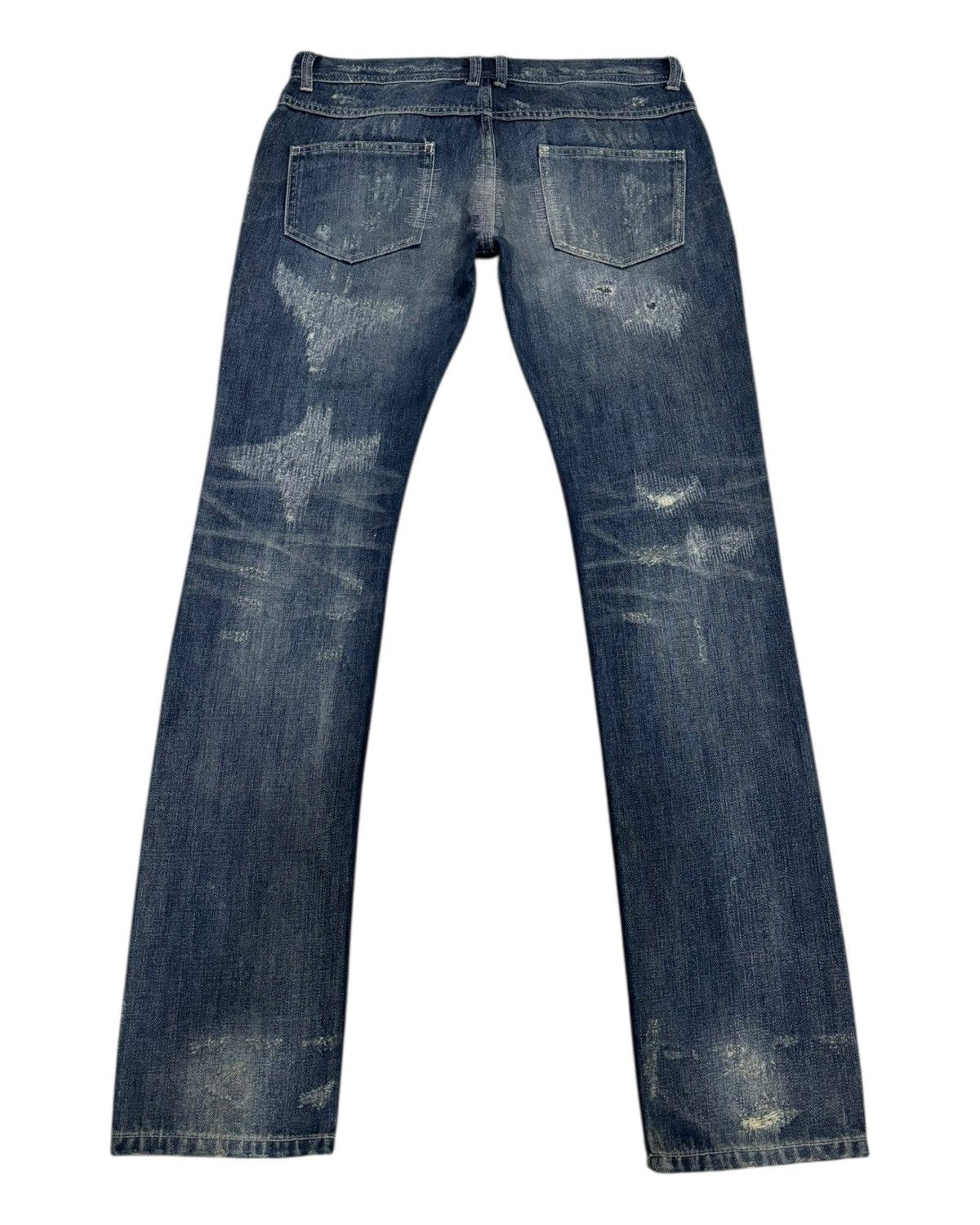 Japanese Brand × Undercover Distressed Denim Punk Glad News Japan Slim Fit Jeans Size US 33 - 3 Thumbnail