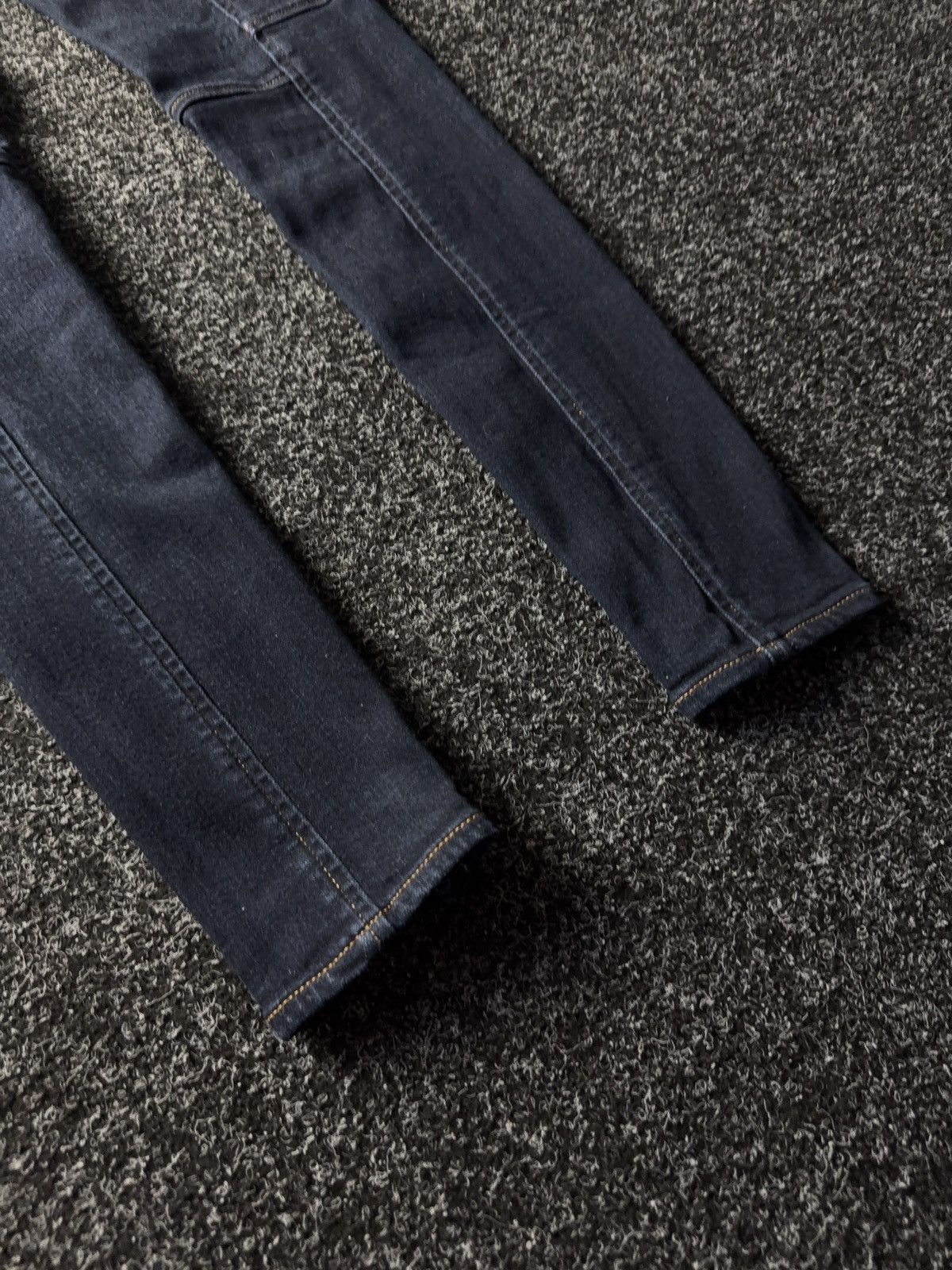 Polo Ralph Lauren × Vintage Ralph Lauren Moto Panel Leggings Jeans Stretch Zip Hem Size 27" / US 4 / IT 40 - 11 Thumbnail