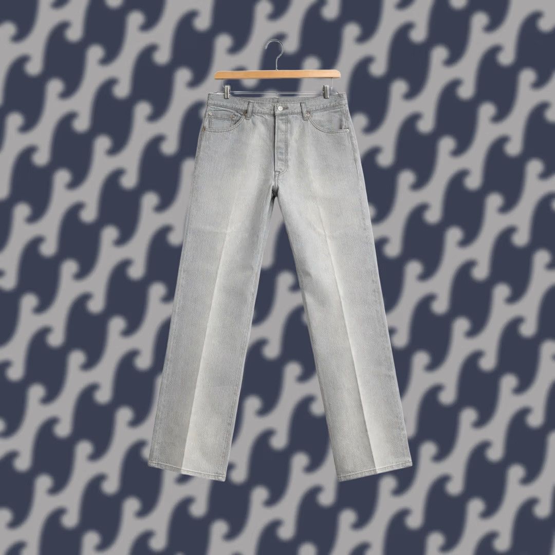 Levi's Levi’s 501 Jeans Gray Faded Straight Button Fly Denim Grunge Men 40x28 Inseam 28in Vintage No Regular 5-Pocket Cotton Denim Bis Size US 40 / EU 56 - 1 Thumbnail