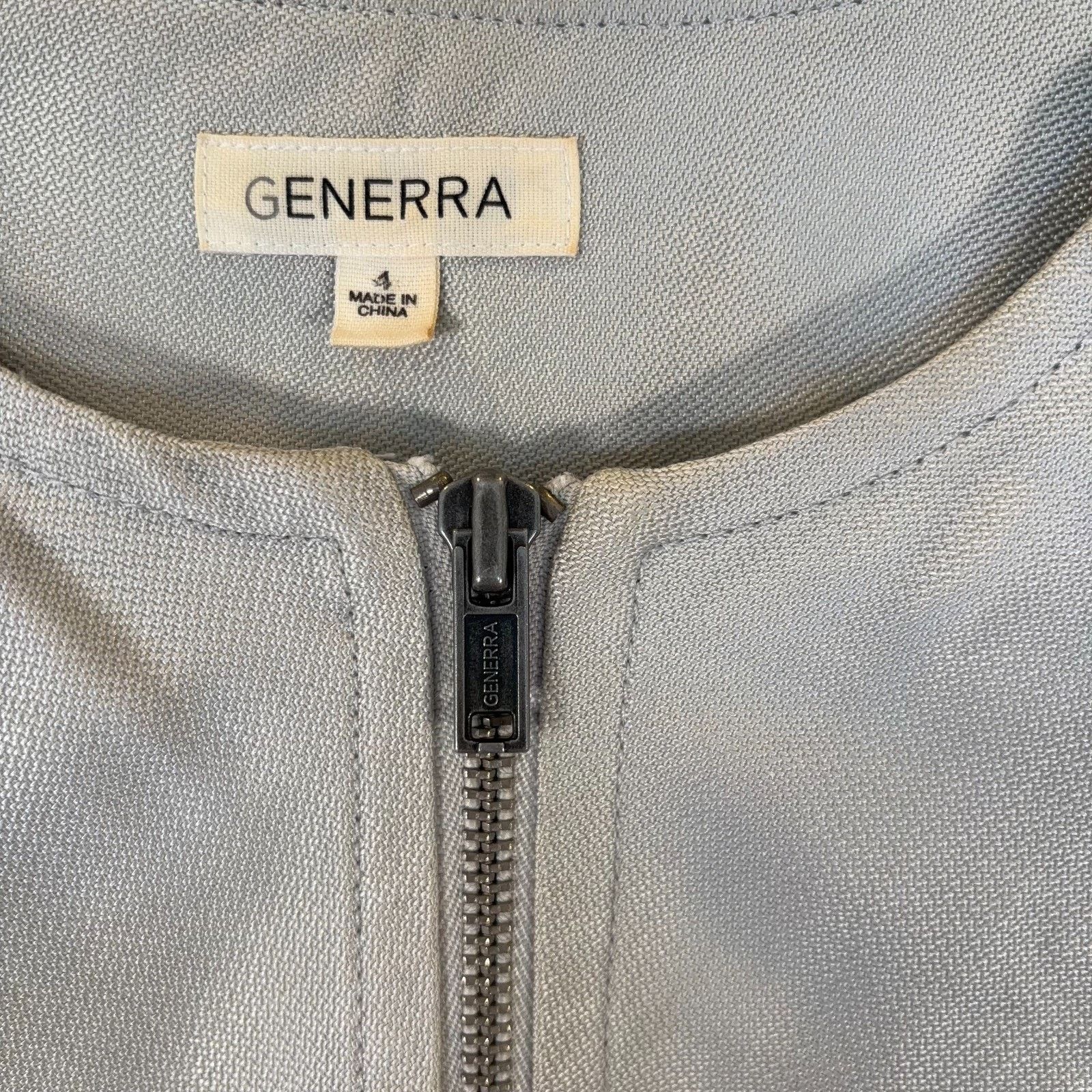 Generra Vintage Generra Zip Front Peplum Jacket Sage Green Womens 4 Size S / US 4 / IT 40 - 7 Thumbnail