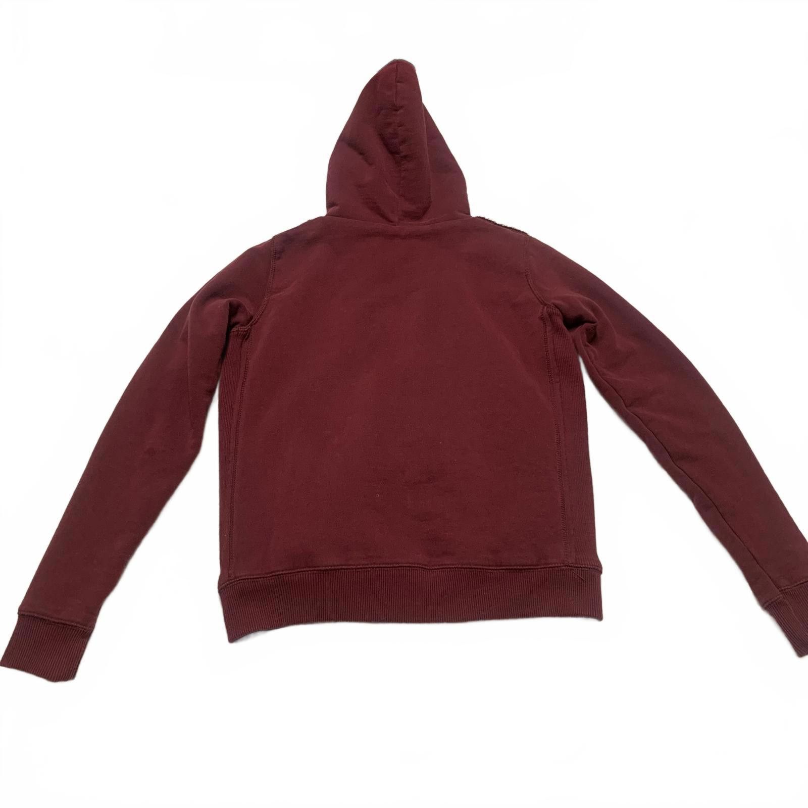 Other Bizzbee Women's Burgundy L Sherpa Lined Zip Up Hoodie Size L / US 10 / IT 46 - 7 Thumbnail