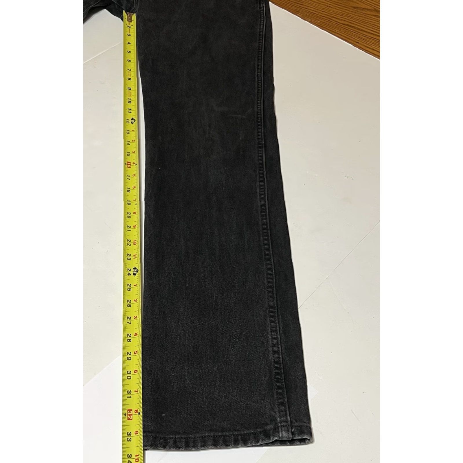 Wrangler VINTAGE Wrangler Cowboy Cut Denim Jeans Black Mens 32 x 34 Size US 32 / EU 48 - 5 Thumbnail