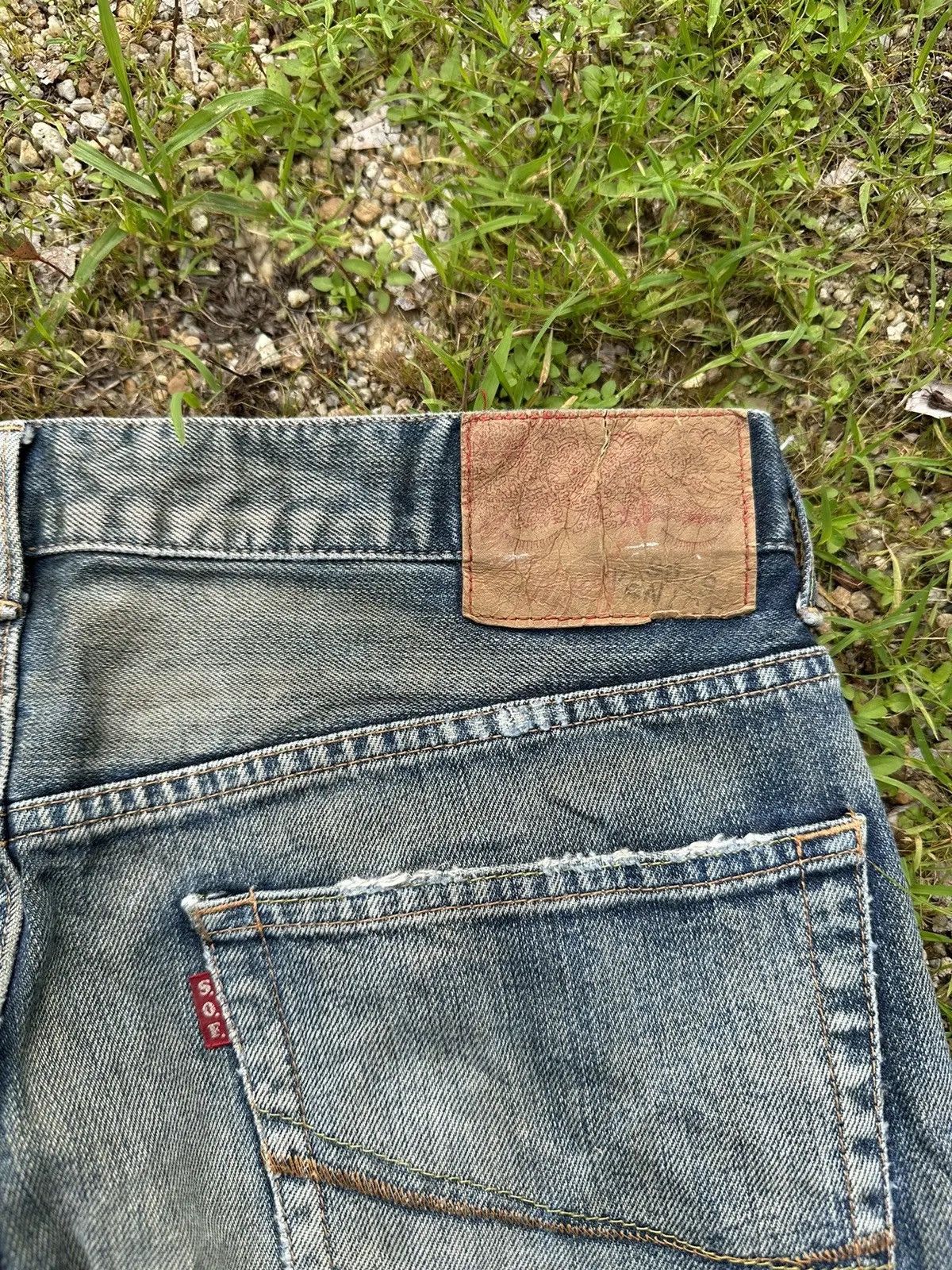 If Six Was Nine SOUL OF FREEDOM ‘’MADE IN HEAVEN’’ JEANS RIPPED DENIM PANTS Size US 31 - 13 Thumbnail