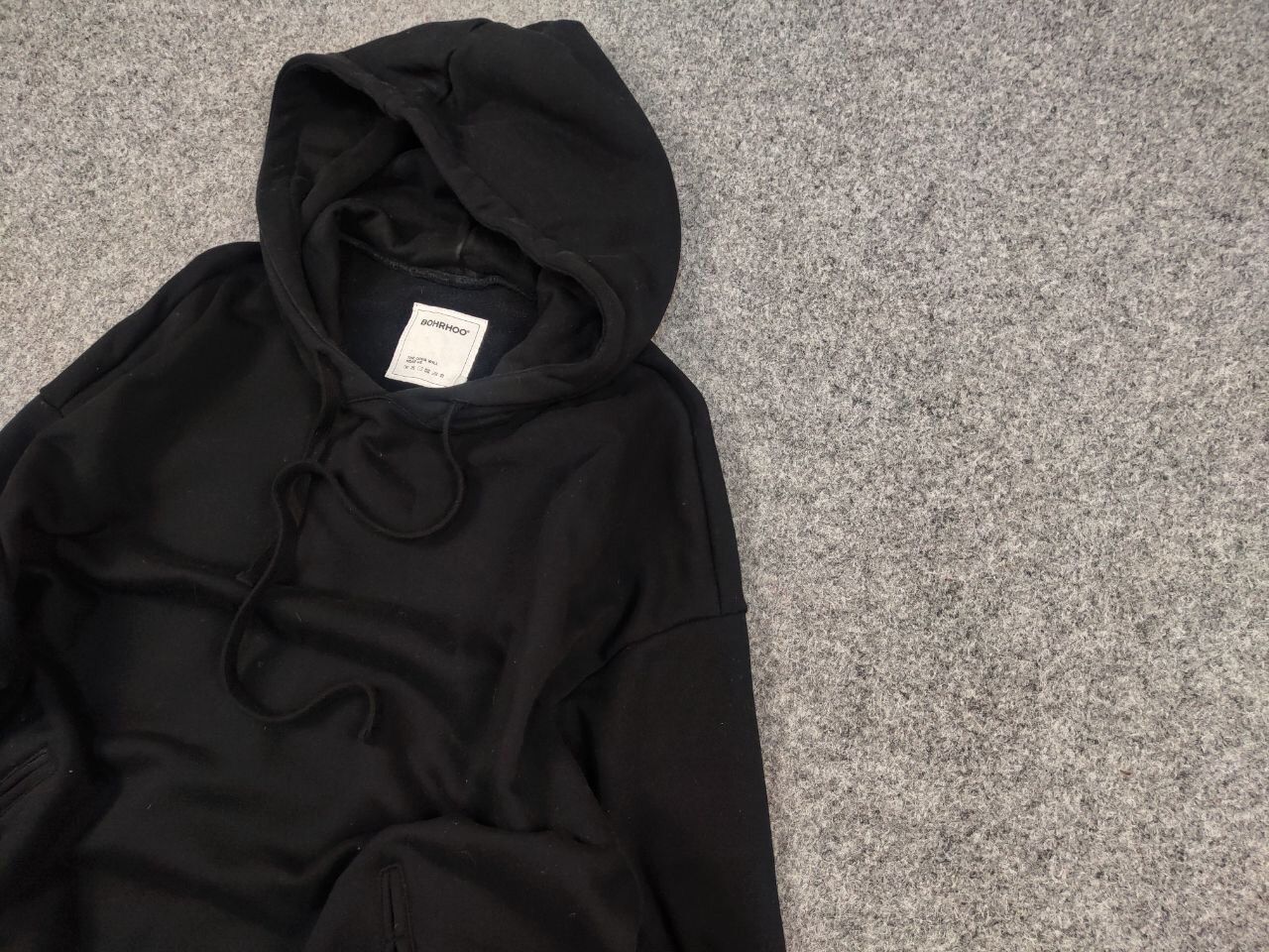 Japanese Brand Bohrhoo Japanese Oversized Black Hooded Avant Garde Size US S / EU 44-46 / 1 - 5 Thumbnail