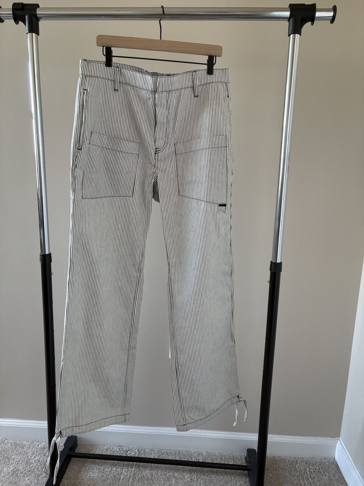 Rhude STRIPED FRONT POCKET PANTS Size US 33 - 1 Thumbnail