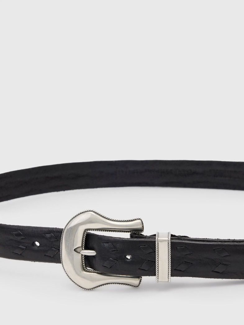 John Varvatos 25 MM Eastwood Roper Belt size 34 Size 34 - 2 Thumbnail