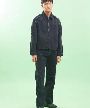 Kiko Kostadinov × Levi's CC28 Articulated Darted Denim Jacket in Black Size US XS / EU 42 / 0 - 7 Thumbnail