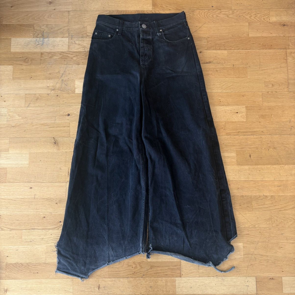 Paradoxe Paris PARADOXE PARIS REAPER BAGGY BLACK DENIM | Grailed