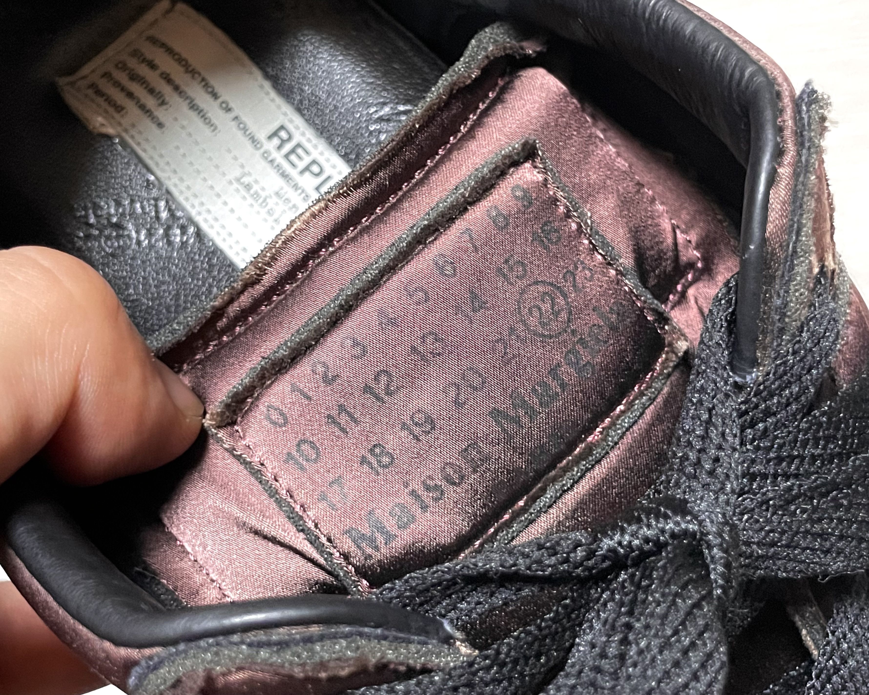 Maison Margiela Maison Margiela GAT (Satin Burgundy 2019) Size US 12 / EU 45 - 13 Thumbnail