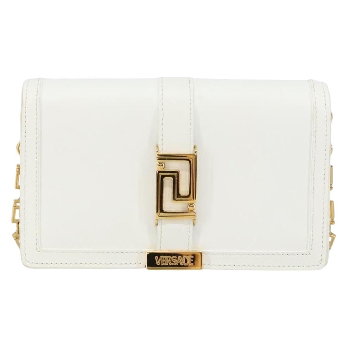 Versace Versace Greca Goddess Wallet on Chain Leather Size ONE SIZE - 1 Thumbnail