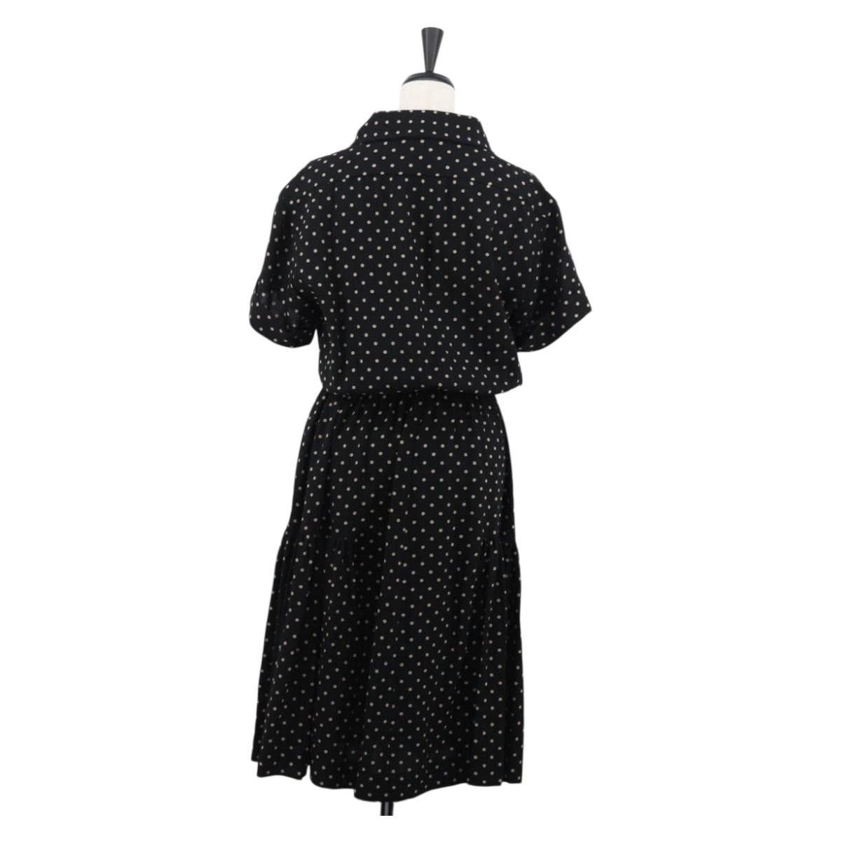 Chanel Chanel One Piece Silk Black CC Shirt Size ONE SIZE - 2 Thumbnail