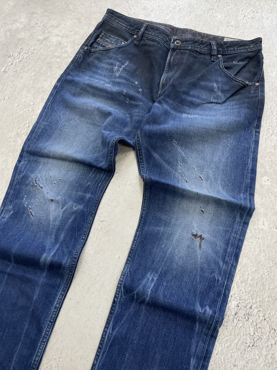 Diesel Diesel washed Distressed y2k jeans pants hype Size US 34 / EU 50 - 4 Thumbnail