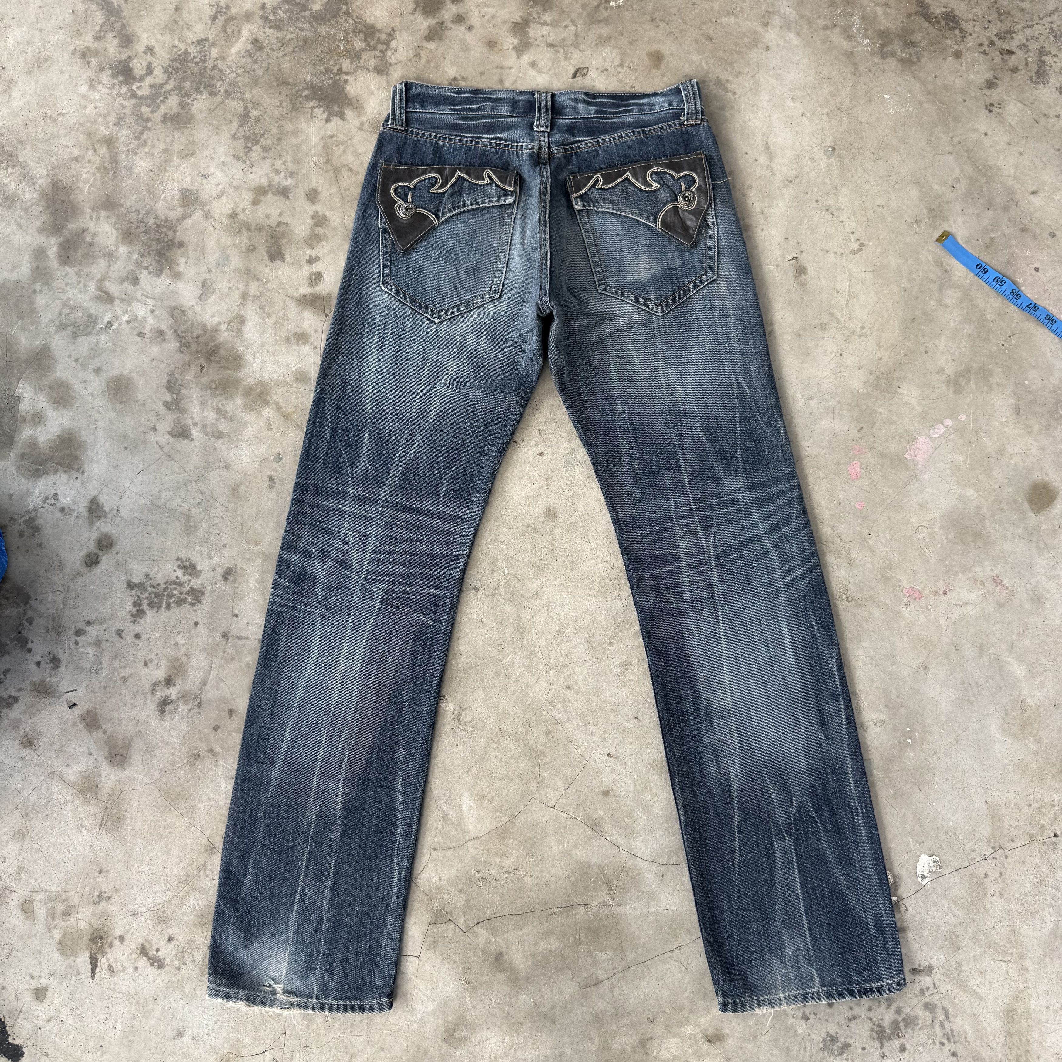 VILLAND W31 Vintage Villand storm Faded Denim Jean Size US 31 - 2 Thumbnail
