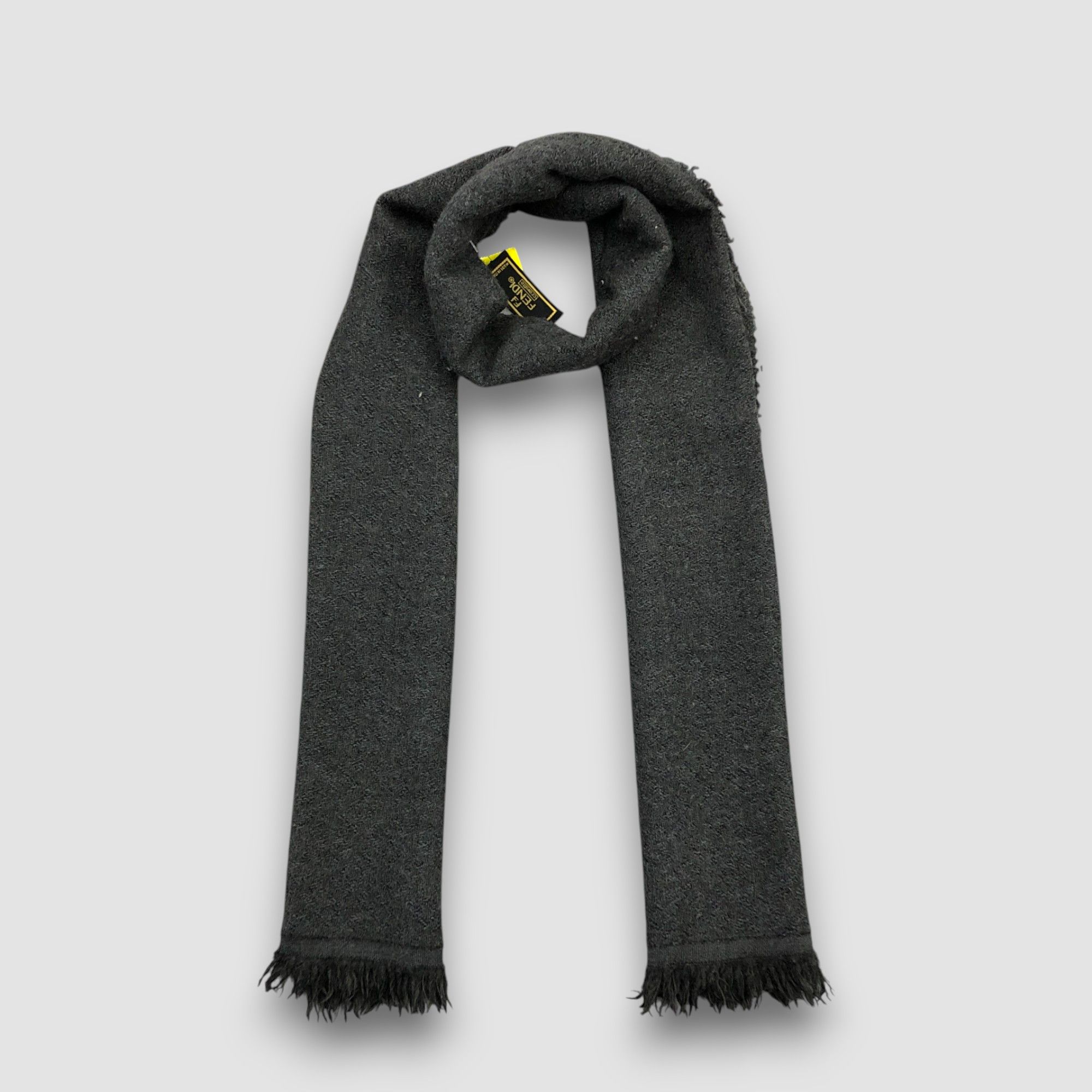 Fendi Vintage Fendi Scarf Muffler Wool Cashmere Scarves Size ONE SIZE - 1 Thumbnail