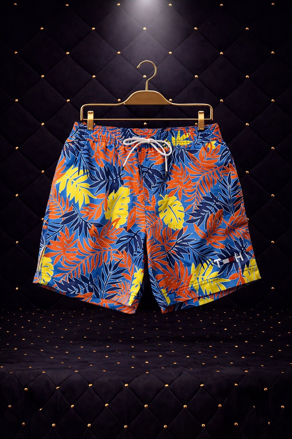 Other TROPICAL LEAF FLORAL PRINT SWIM TRUNK SHORTS Size US 32 / EU 48 - 1 Preview