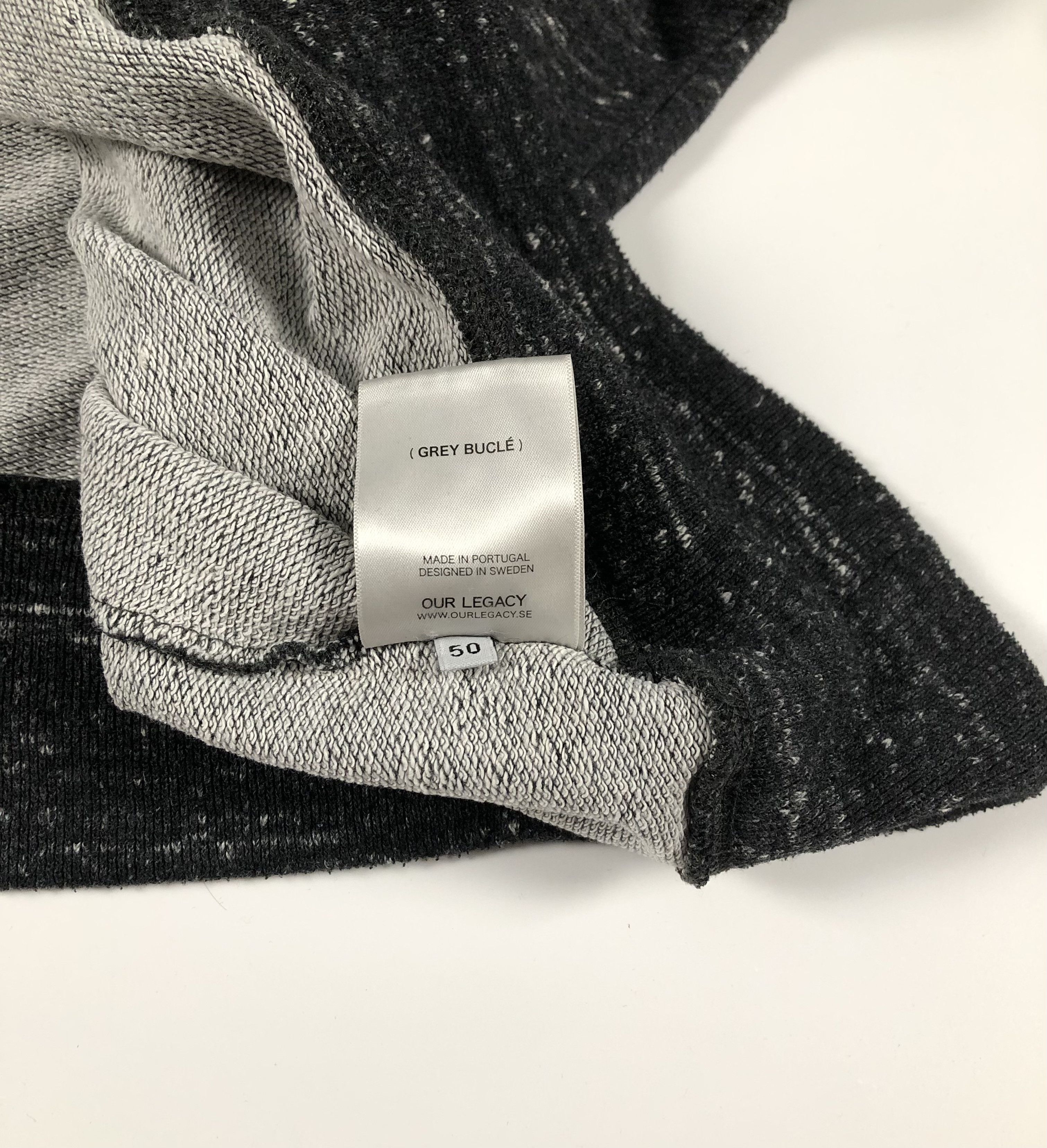 Our Legacy Our Legacy Grey Bucle Crewneck Sweatshirt Size US M / EU 48-50 / 2 - 6 Thumbnail
