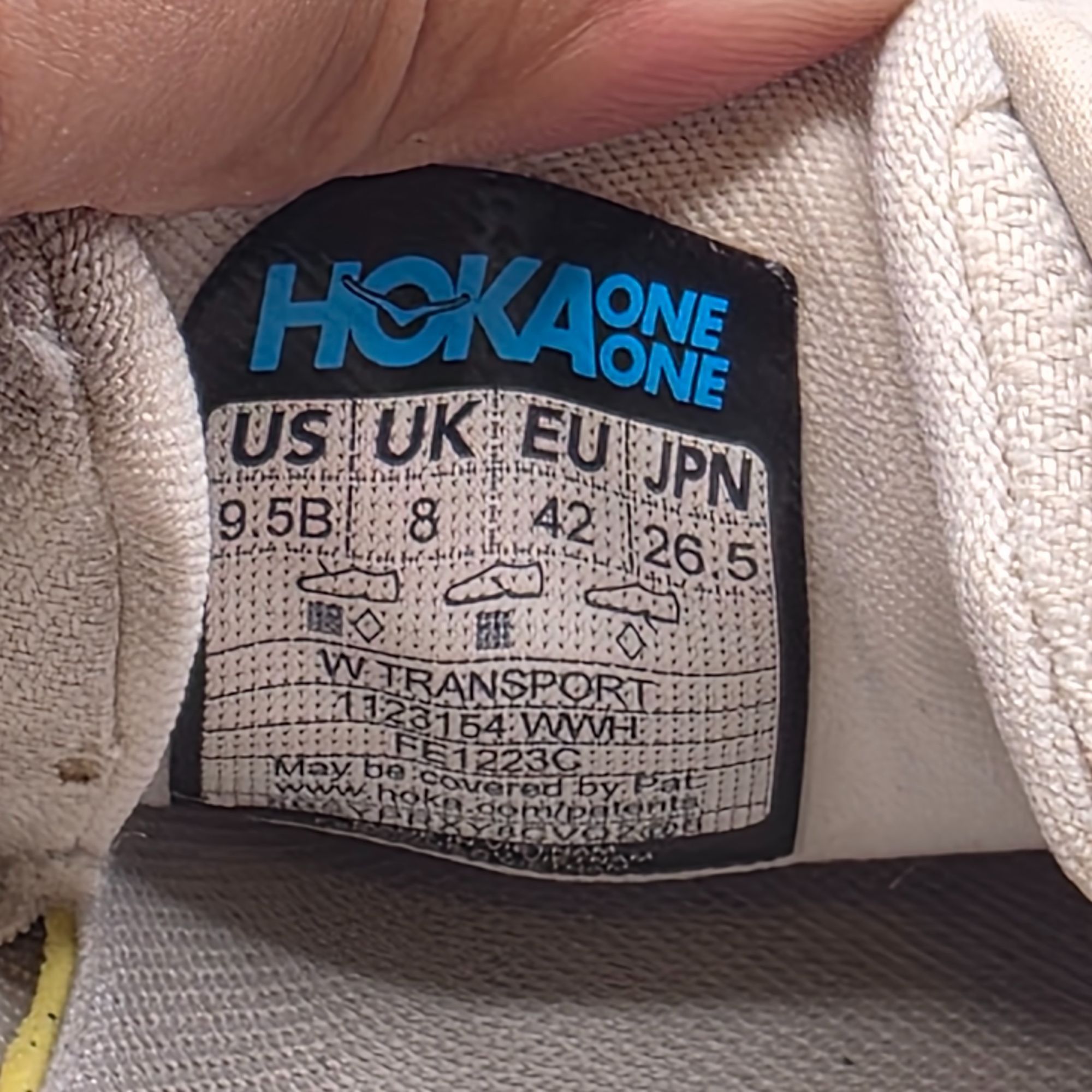 Hoka Hoka One One Transport Womens Size 9.5 White Running Shoes V Size US 9.5 / IT 39.5 - 5 Thumbnail