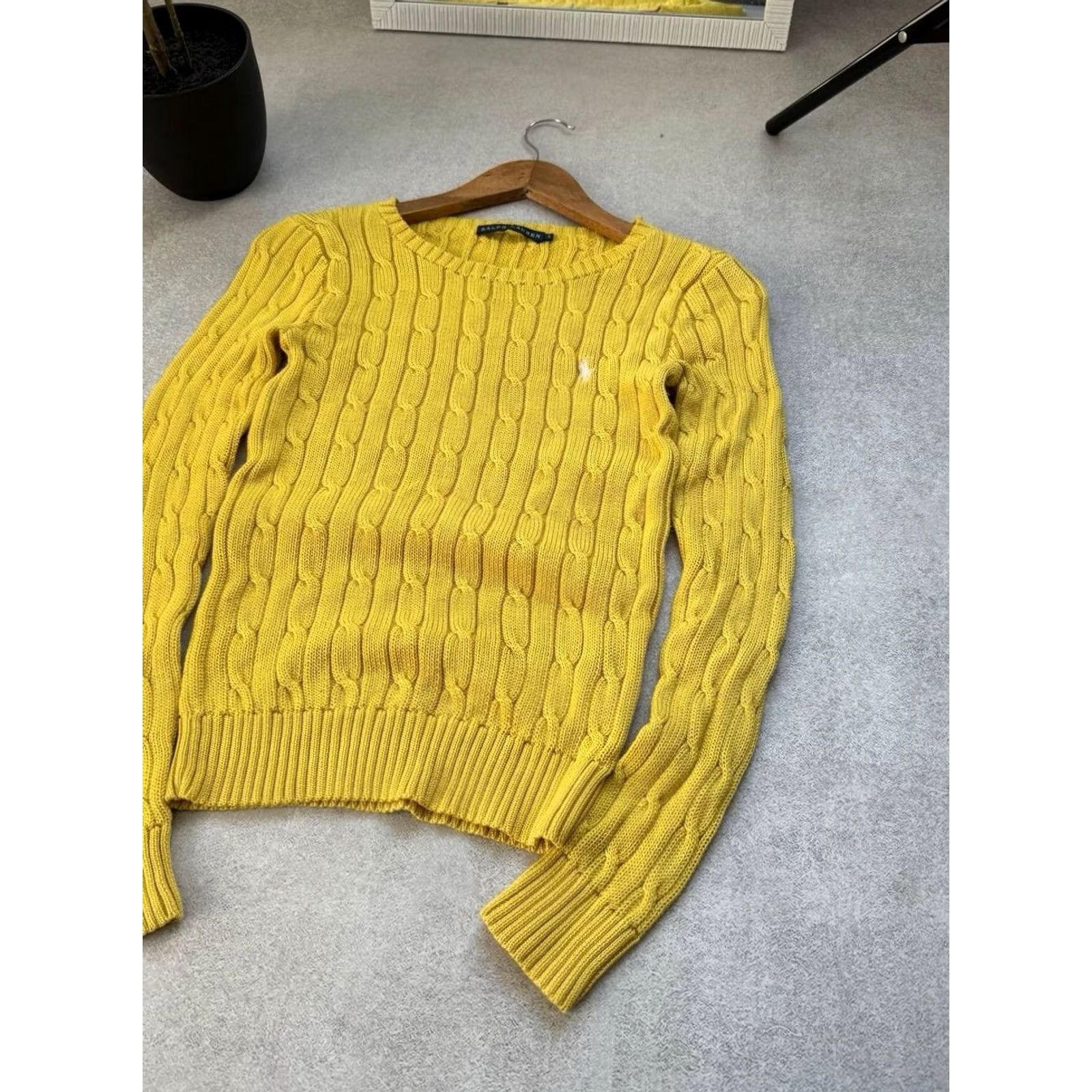 Polo Ralph Lauren VINTAGE Polo Ralph Lauren Sweater Woman Crew Neck Knit Yellow S Polo Ralph Lauren Woman Knit Sweater Yellow S Size S / US 4 / IT 40 - 3 Thumbnail