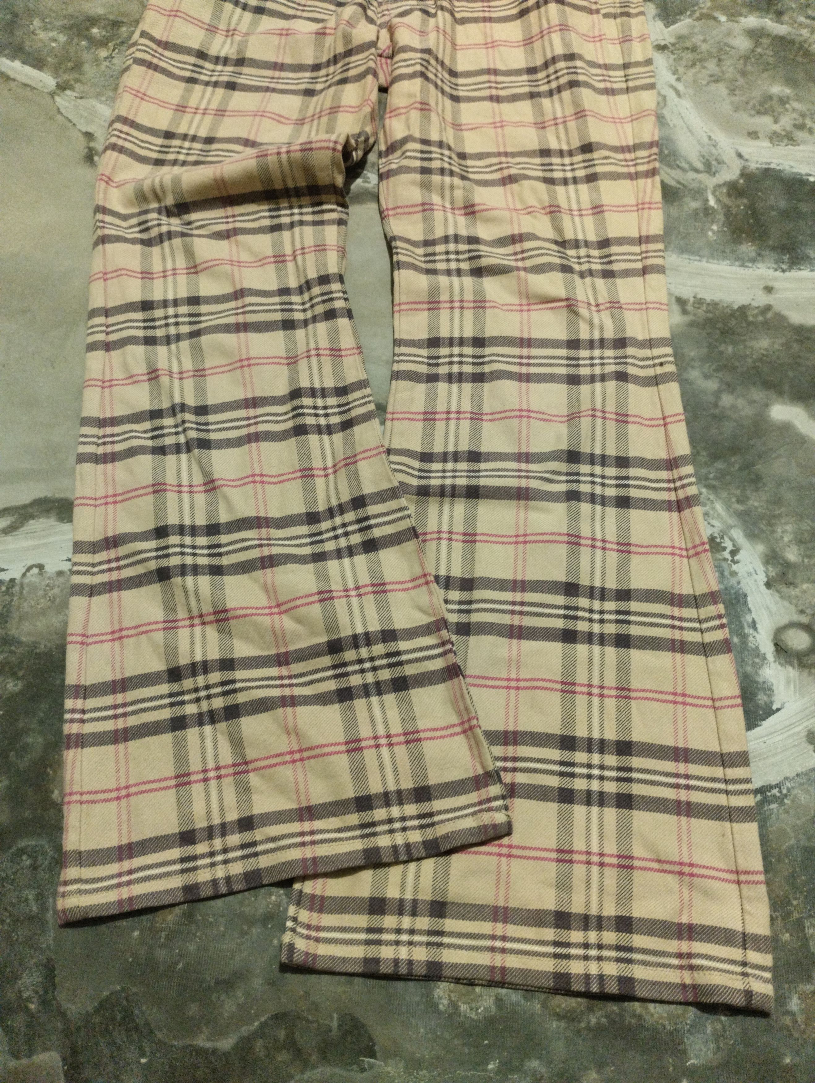 Japanese Brand Japanese Brand Spread Chekered Flare Pants Size US 33 - 3 Thumbnail