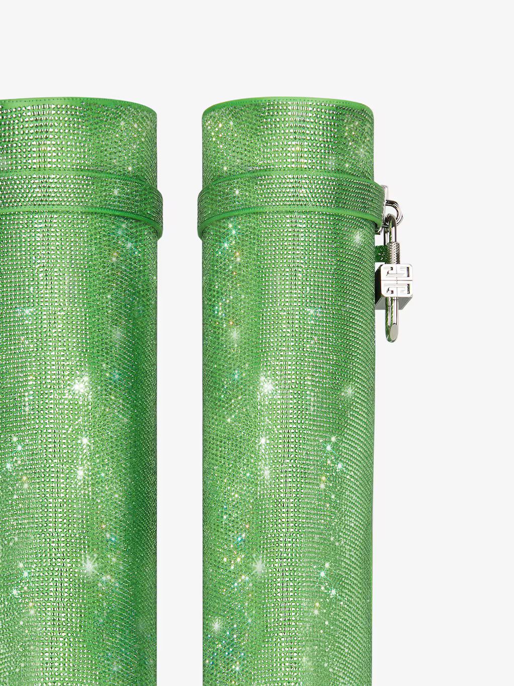 Givenchy o1w1db10525 Shark Lock Boots in Green Size US 7 / IT 37 - 5 Thumbnail