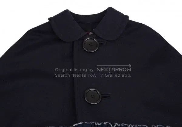 Comme des Garcons Comme Des Garcons Navy Retro Big Button Jacket Size S / US 4 / IT 40 - 4 Thumbnail