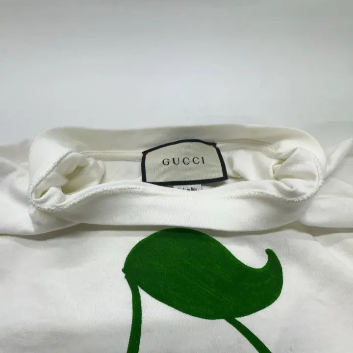 Gucci Gucci Beverly Hills Cherry Graphic T-Shirt-2507 Size S / US 4 / IT 40 - 2 Thumbnail