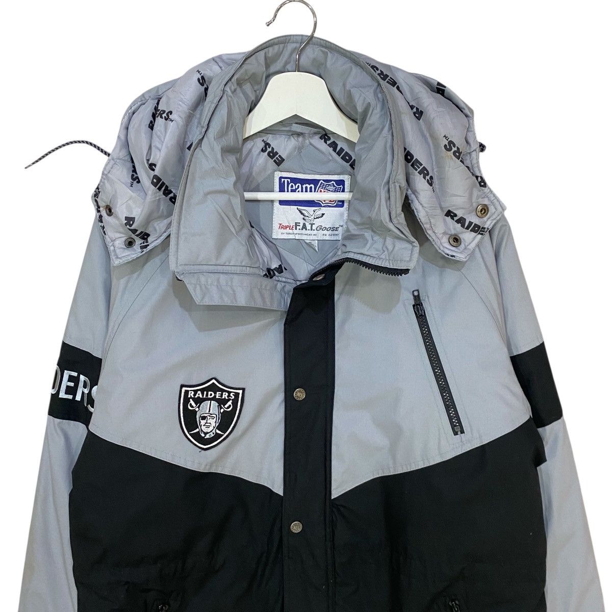 Triple F.A.T. Goose ⚡️VINTAGE NFL RAIDERS BIG LOGO TRIPLE FAT GOOSE DOWN JACKET Size US M / EU 48-50 / 2 - 3 Thumbnail