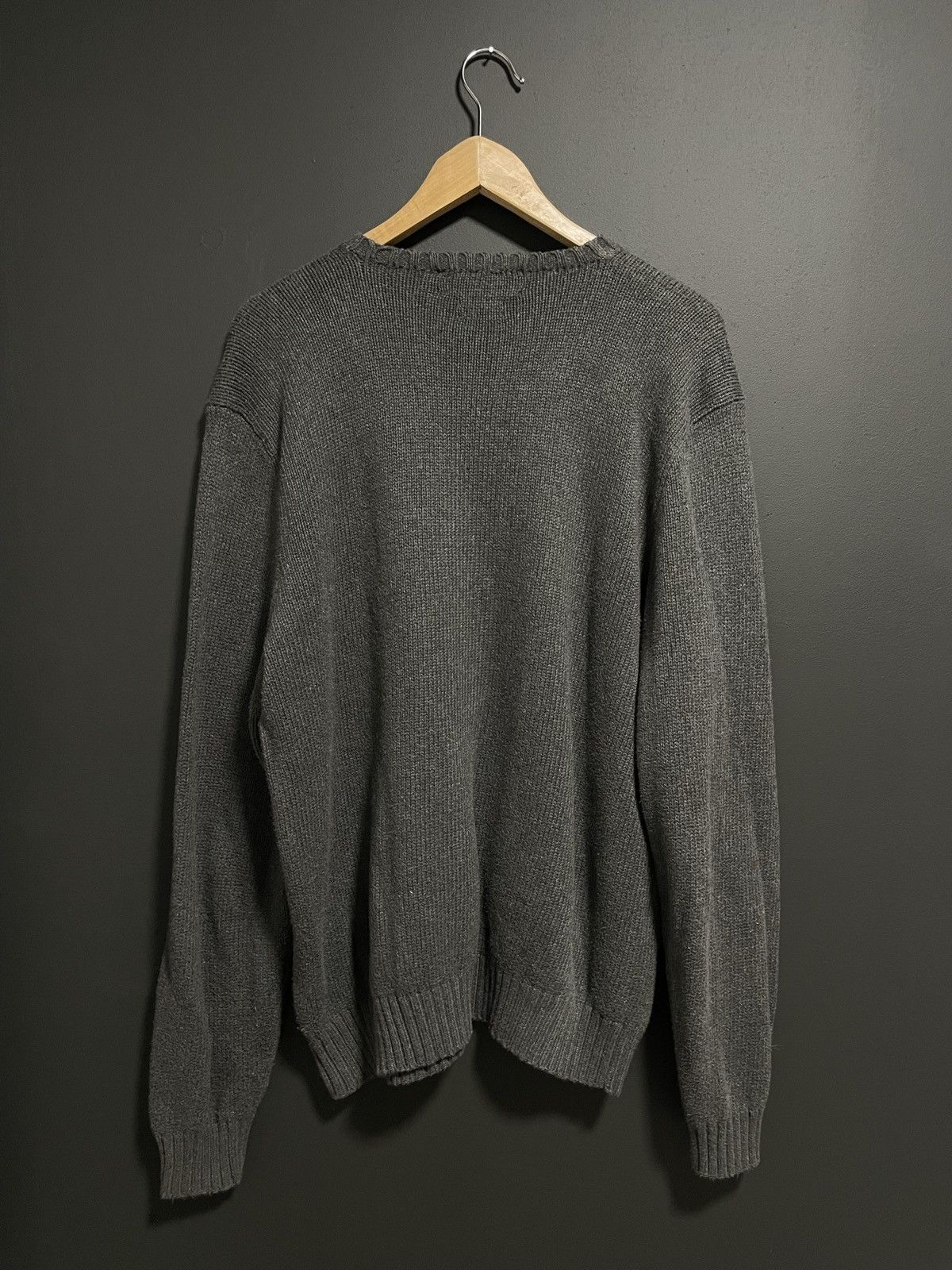 Polo Ralph Lauren Grey/purp Polo By Ralph Lauren Knit Crewneck sweater size L Size US L / EU 52-54 / 3 - 3 Thumbnail