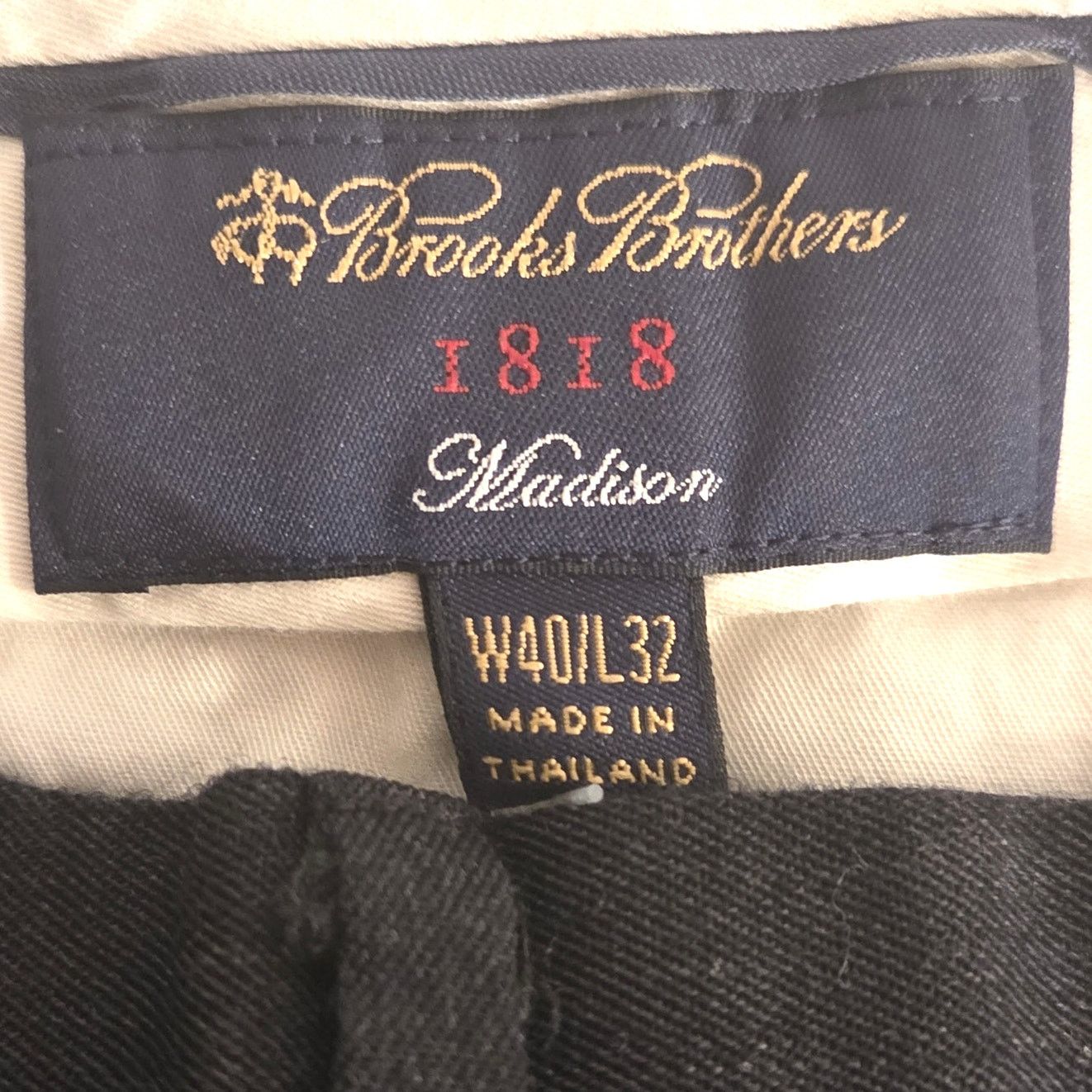 Brooks Brothers Brooks Brothers Dark Grey Dress Pants - W40 L32 Size US 40 / EU 56 - 3 Thumbnail
