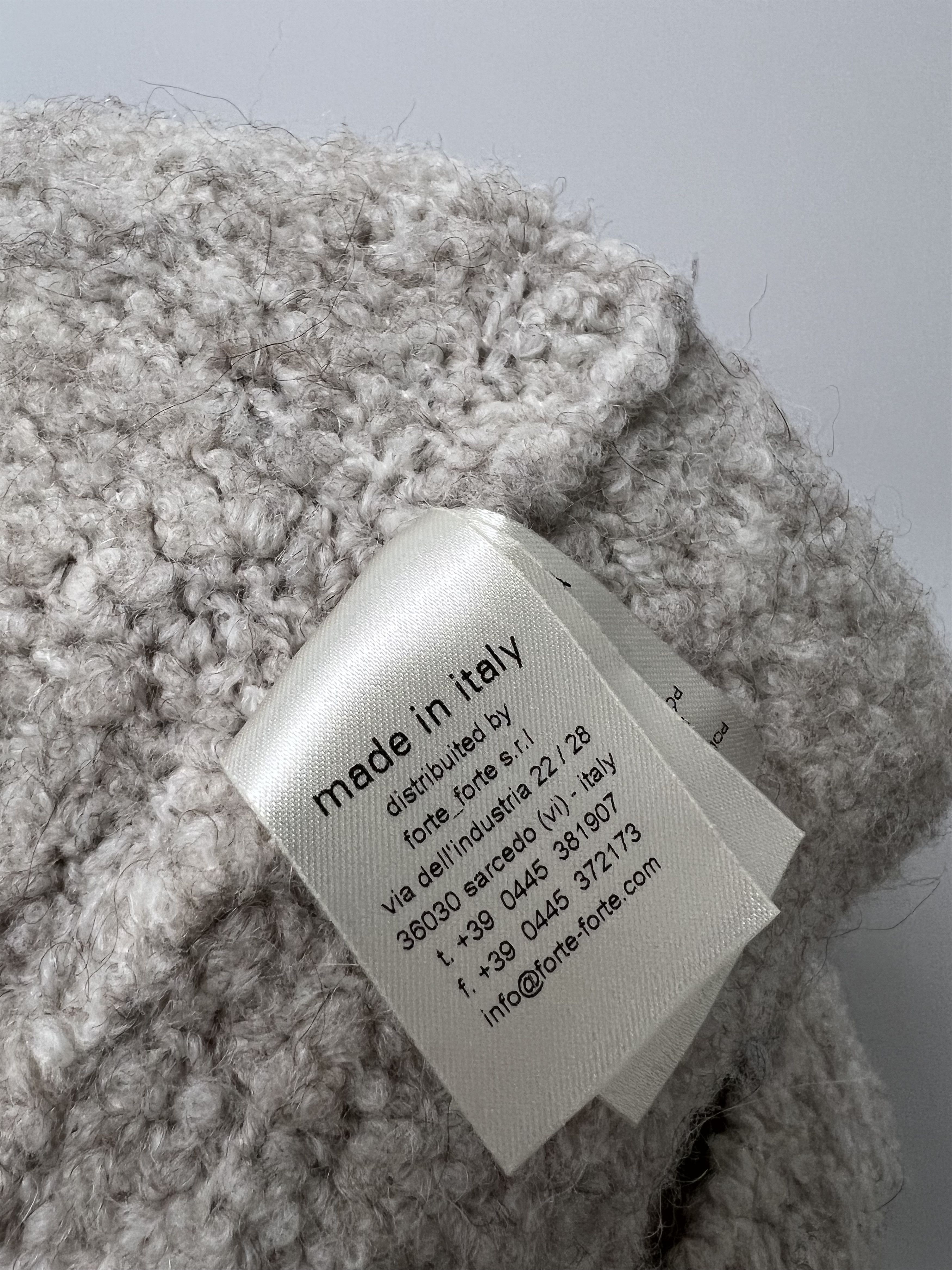 forte_forte Forte_Forte Women's Beige Wool Alpaca Knit Sweater Size 2 Size M / US 6-8 / IT 42-44 - 15 Thumbnail