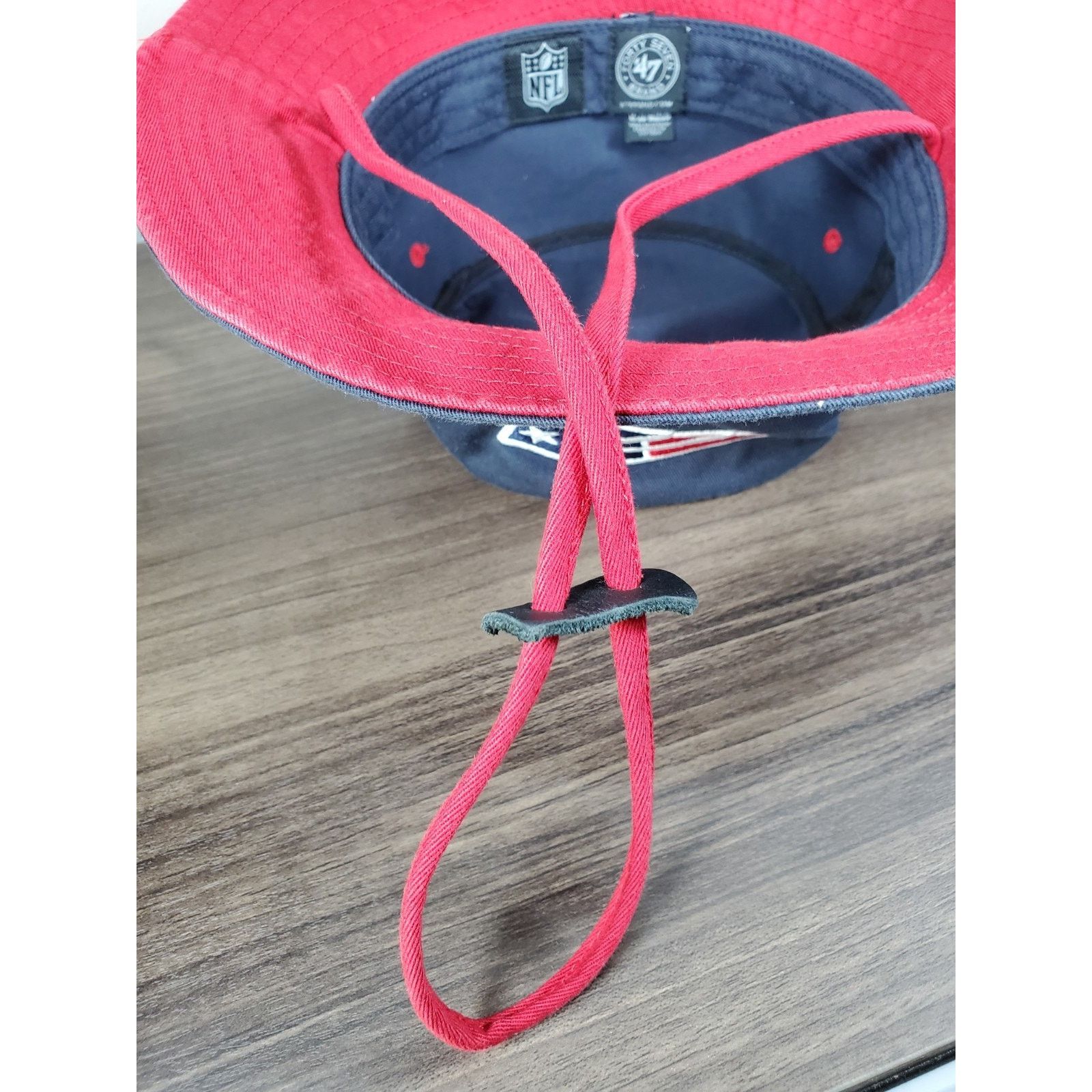 47 Brand × NFL NEW ENGLAND PATRIOTS LEGACY BUCKET HAT FOOTBALL FISHING CAP Size ONE SIZE - 8 Thumbnail