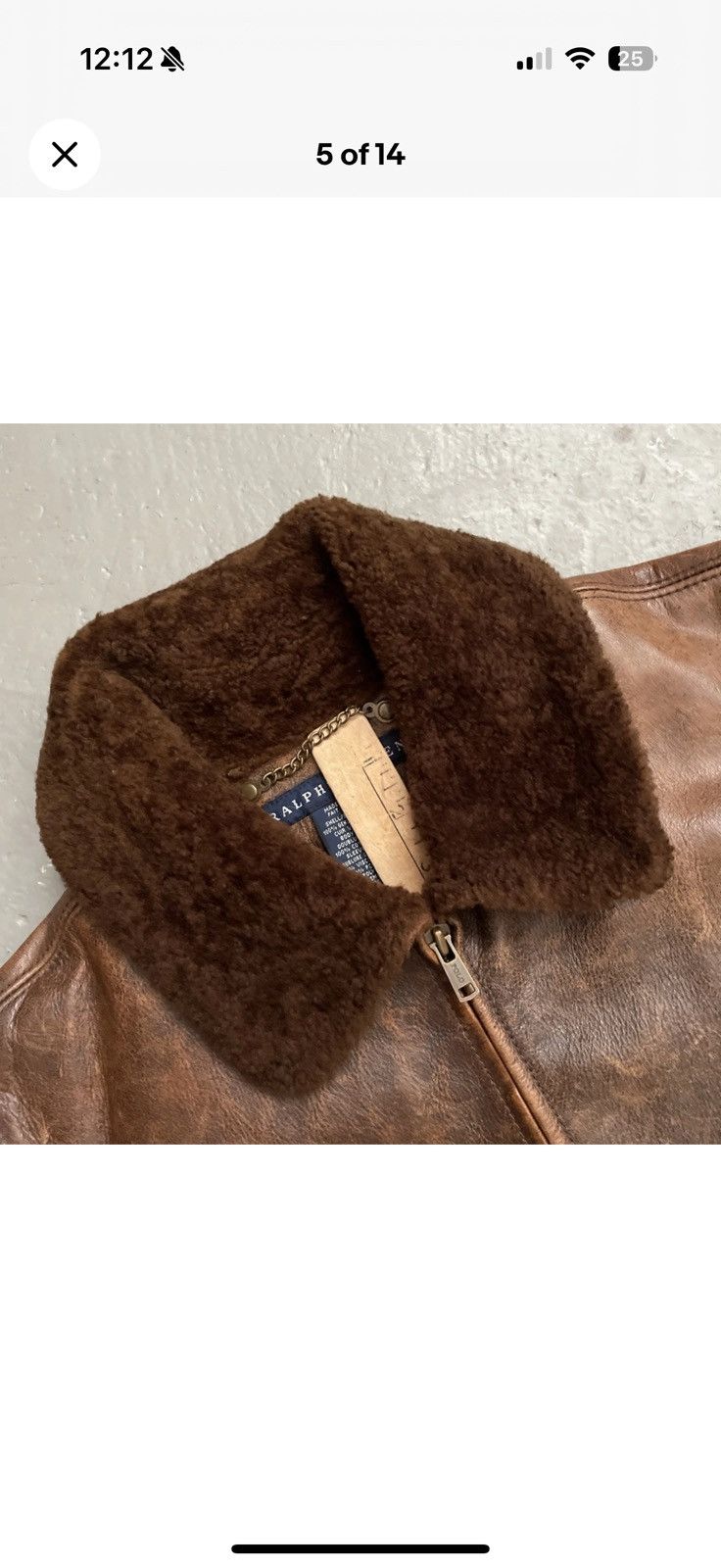 Ralph Lauren Ralph Lauren Leather Shearling Jacket Size US S / EU 44-46 / 1 - 4 Thumbnail