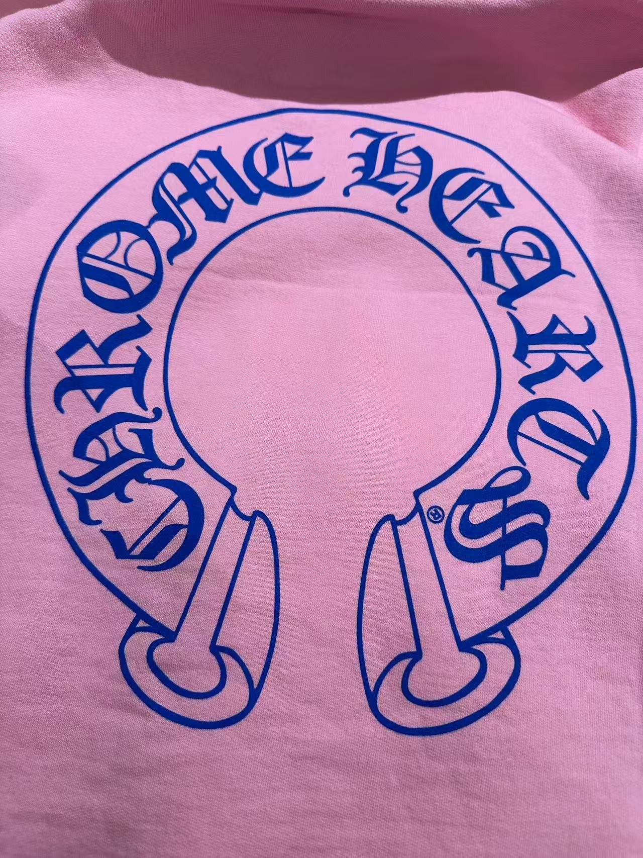 Chrome Hearts Chrome Hearts Horseshoe Logo Pink Pullover Hoodie Size US XL / EU 56 / 4 - 5 Thumbnail