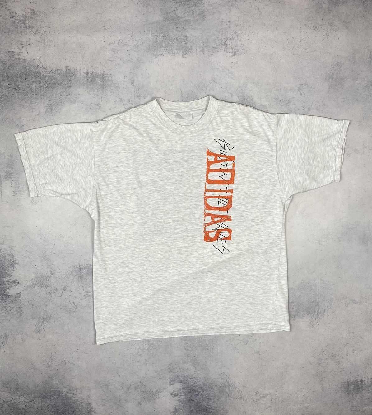 Adidas Vintage 90s Adidas Big Logo Retro T Shirt Size XL Size US XL / EU 56 / 4 - 9 Thumbnail