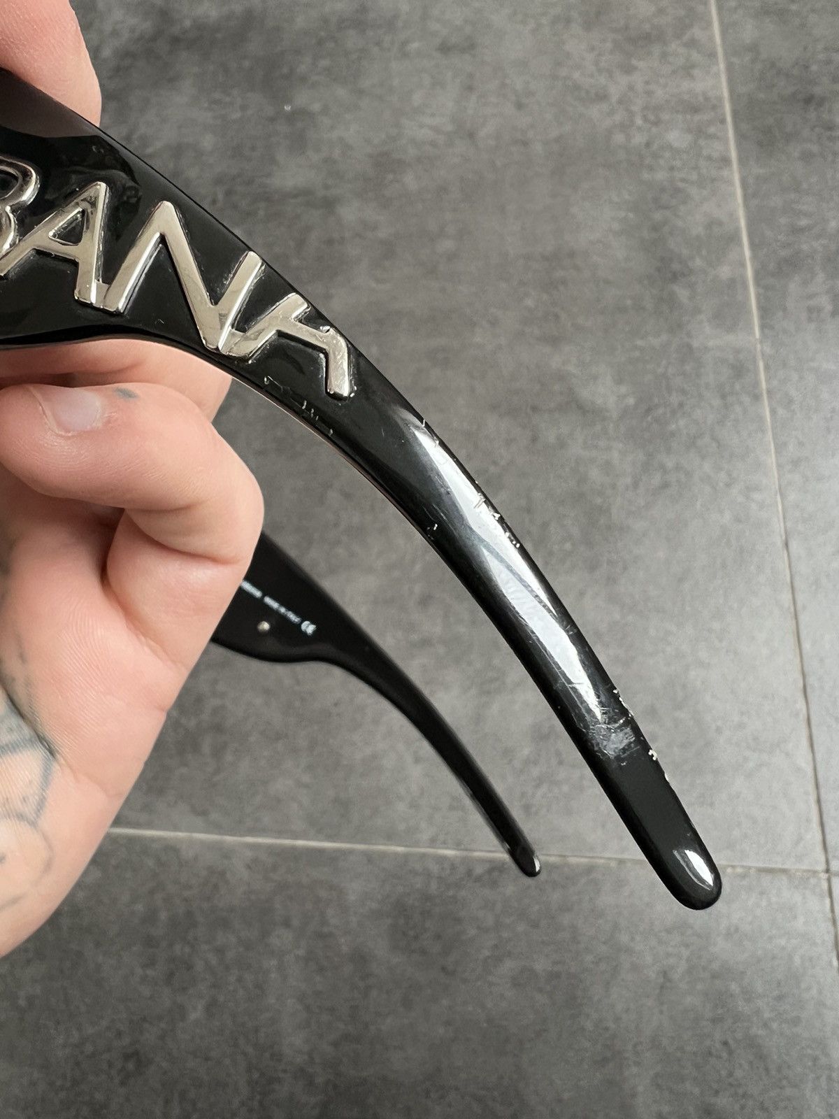 Vintage Dolce Gabbana Masked shield sunglasses